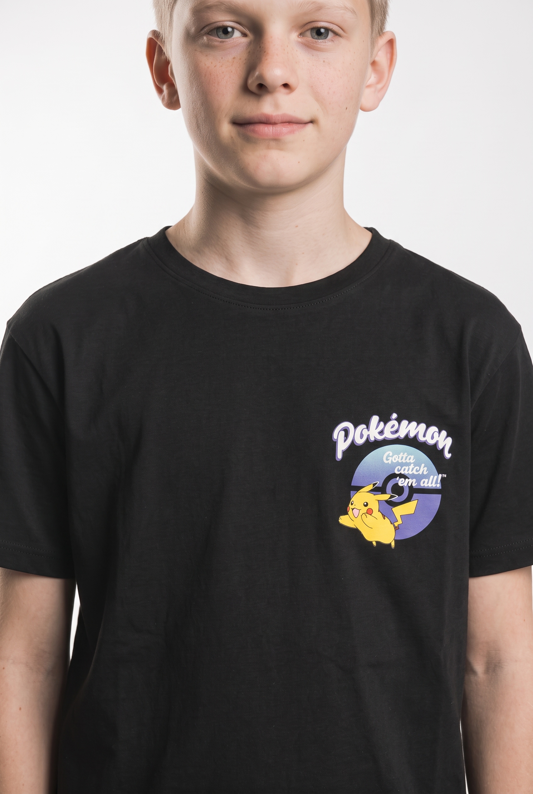Name It T-Shirt »NKMMATH POKEMON SS NREG TOP BOX SKY« Baumwollmischung, regular fit