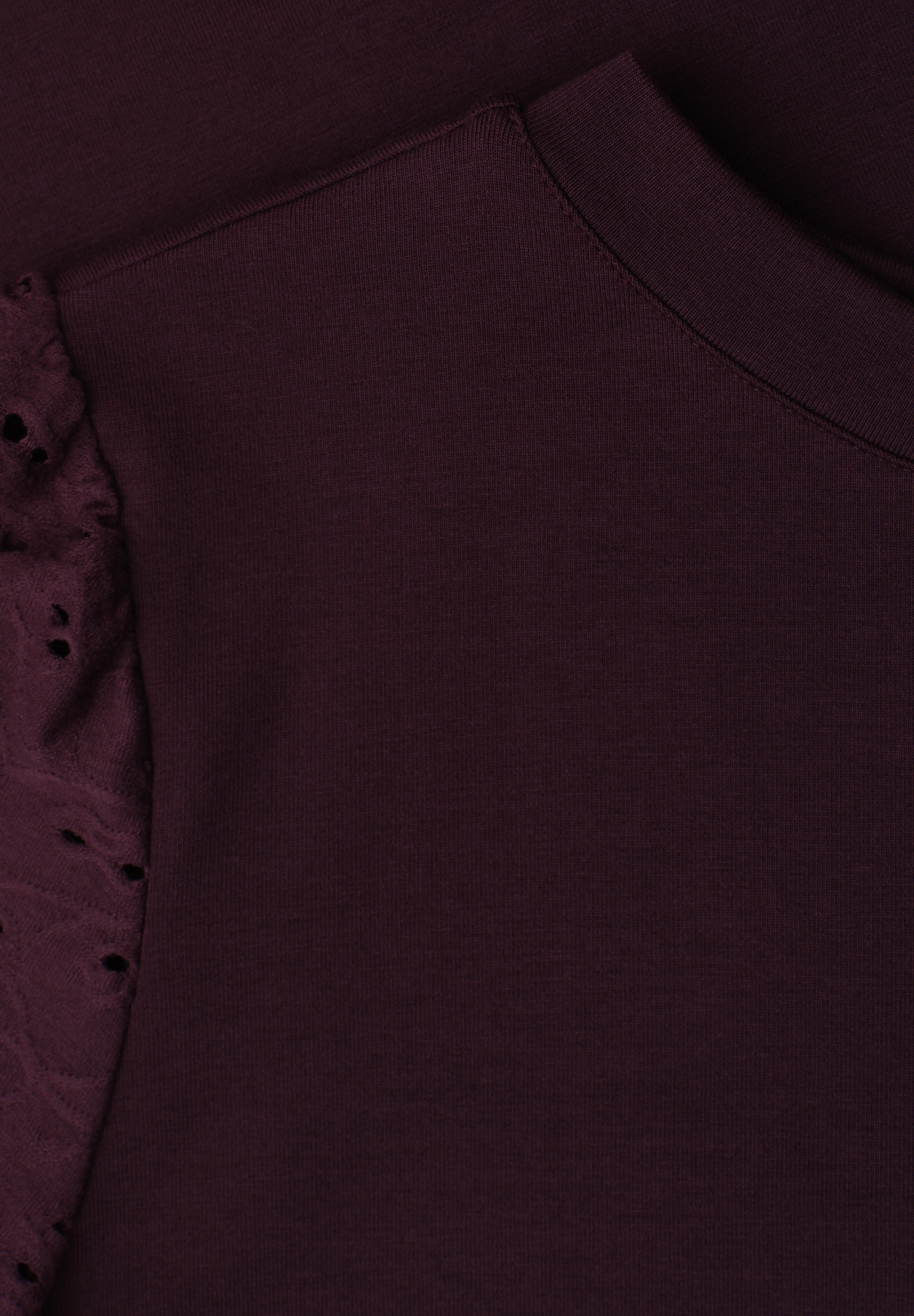 STREET ONE STUDIO Spitzenshirt im soften Baumwoll-Mix