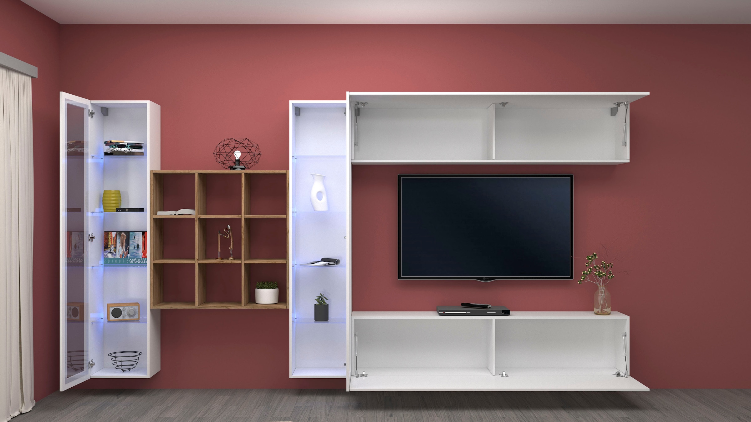 Home affaire Wohnwand »Maruska« 1 Stk. tlg.