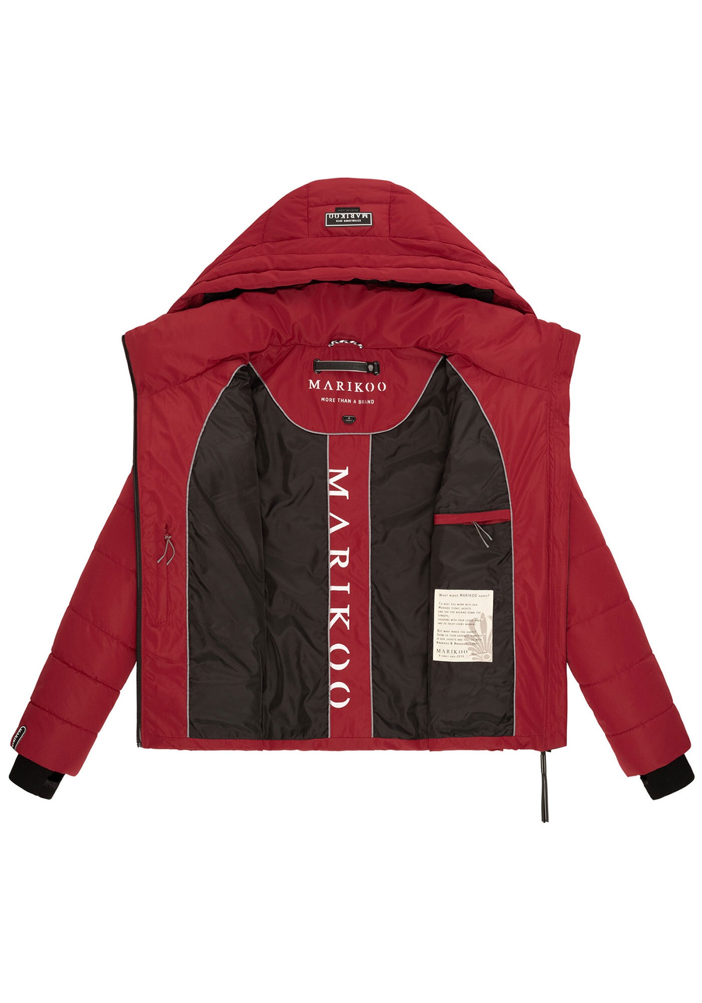 Marikoo Winterjacke »Samuiaa XVI«, mit Kapuze