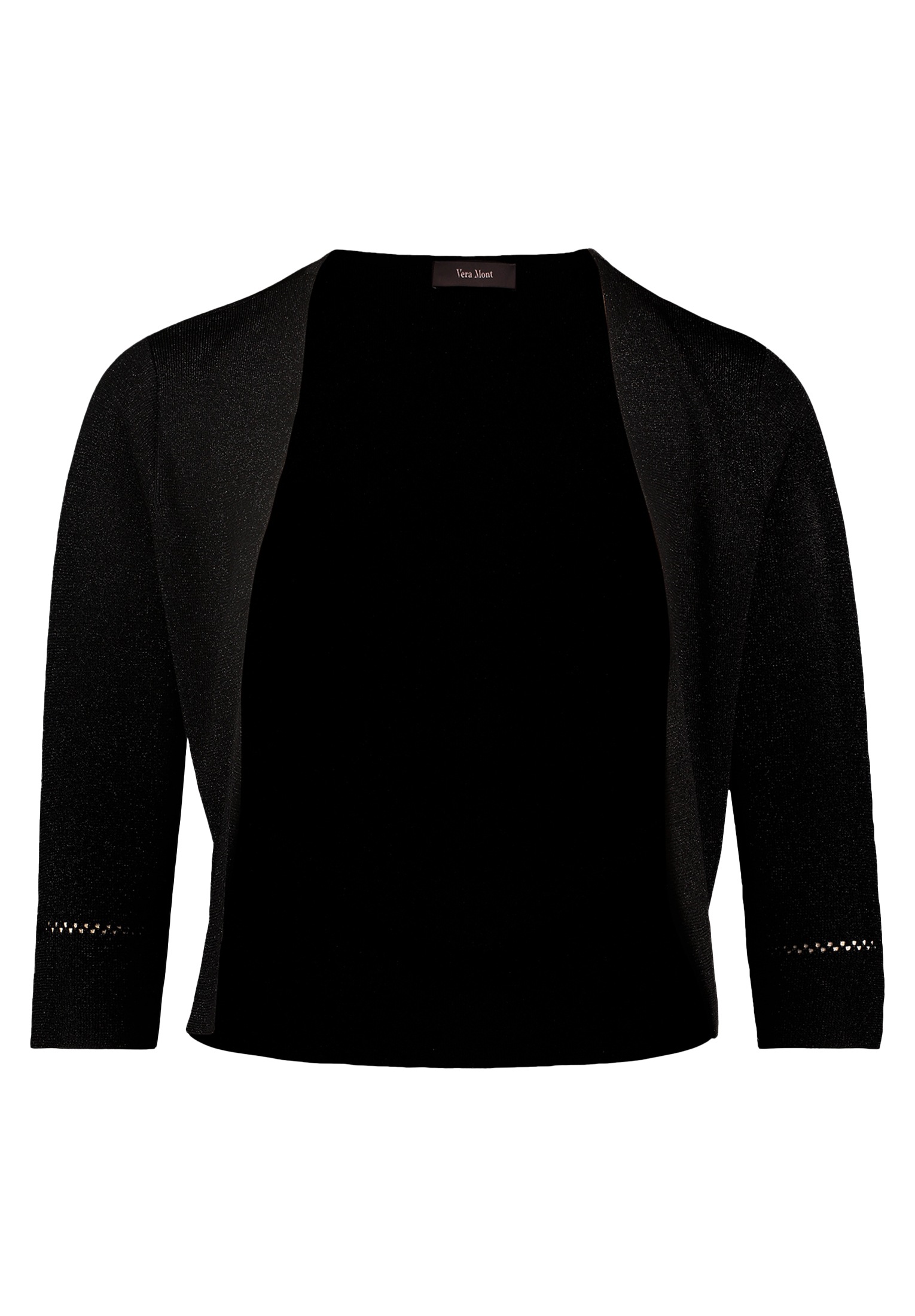 Vera Mont Strickjacke "Damen Strickbolero ohne Verschluss" 1 Stk. tlg. Glit günstig online kaufen