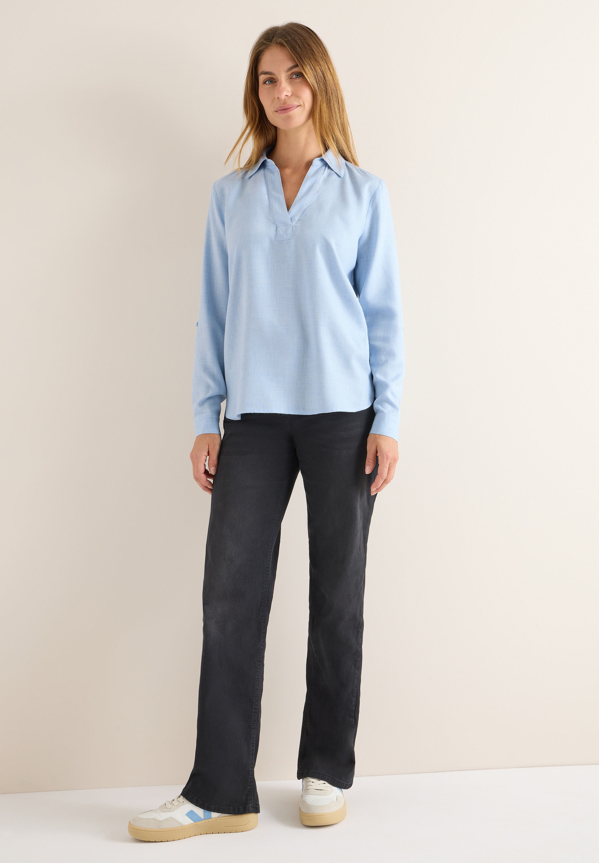 Thumbnail - Cecil Hemdbluse aus softer Viskose