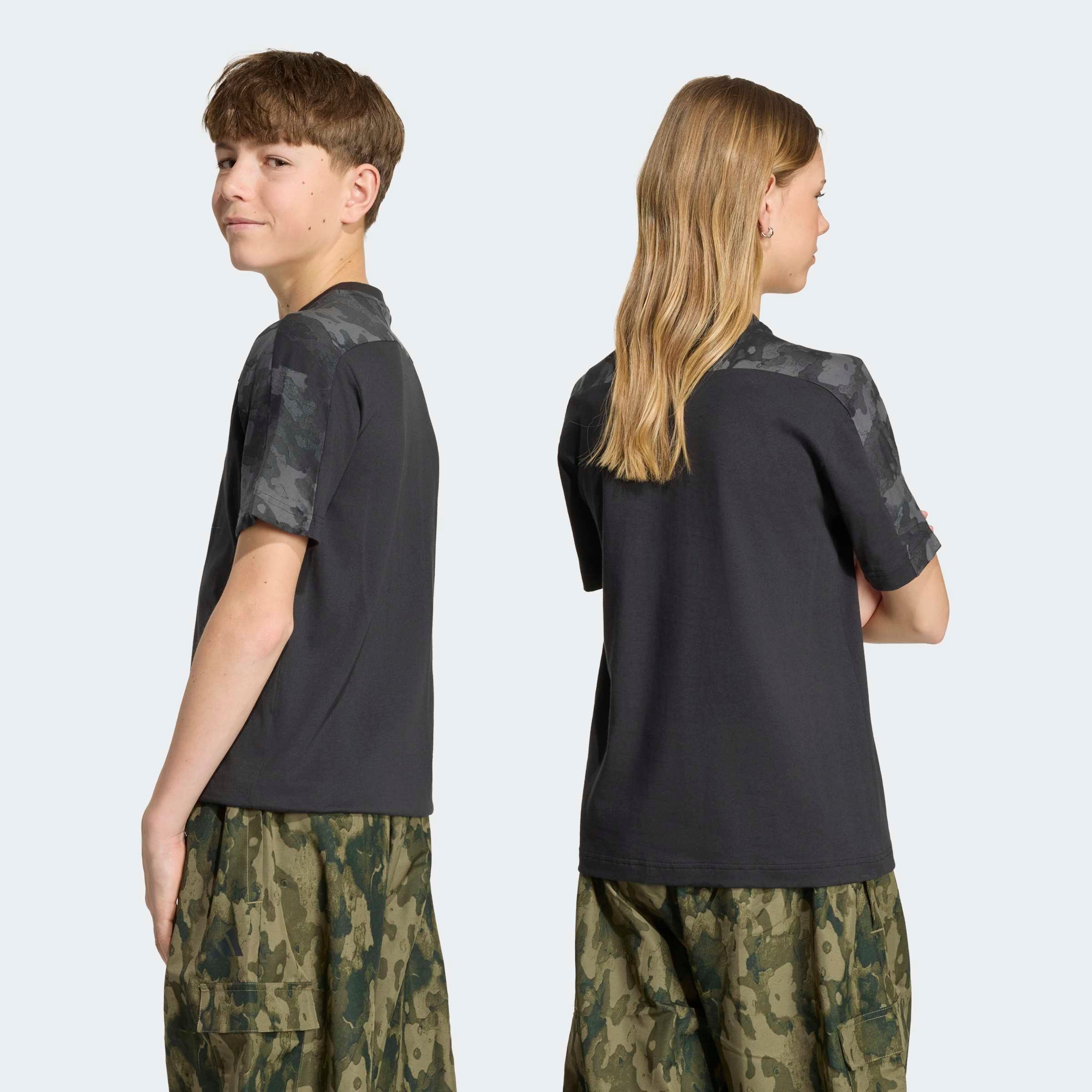 adidas Sportswear T-Shirt »SEASONAL ESSENTIALS KIDS BAUMWOLL-, CAMOUFLAGE«
