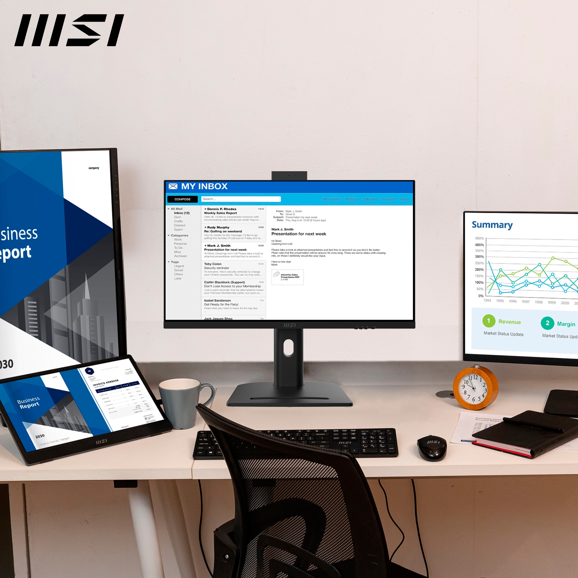 MSI All-in-One PC »Modern AM273QP AI 1UMG-220DE«