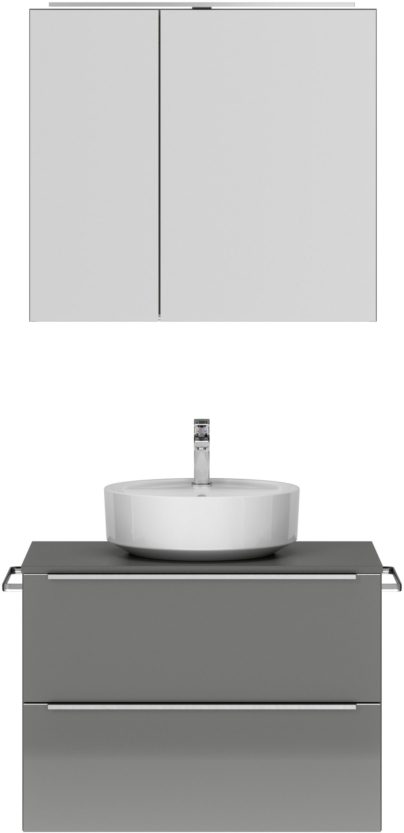 nobilia Badmöbel-Set "Alvene" vormontiert, mit Soft-Close, 2 Stk. tlg. günstig online kaufen