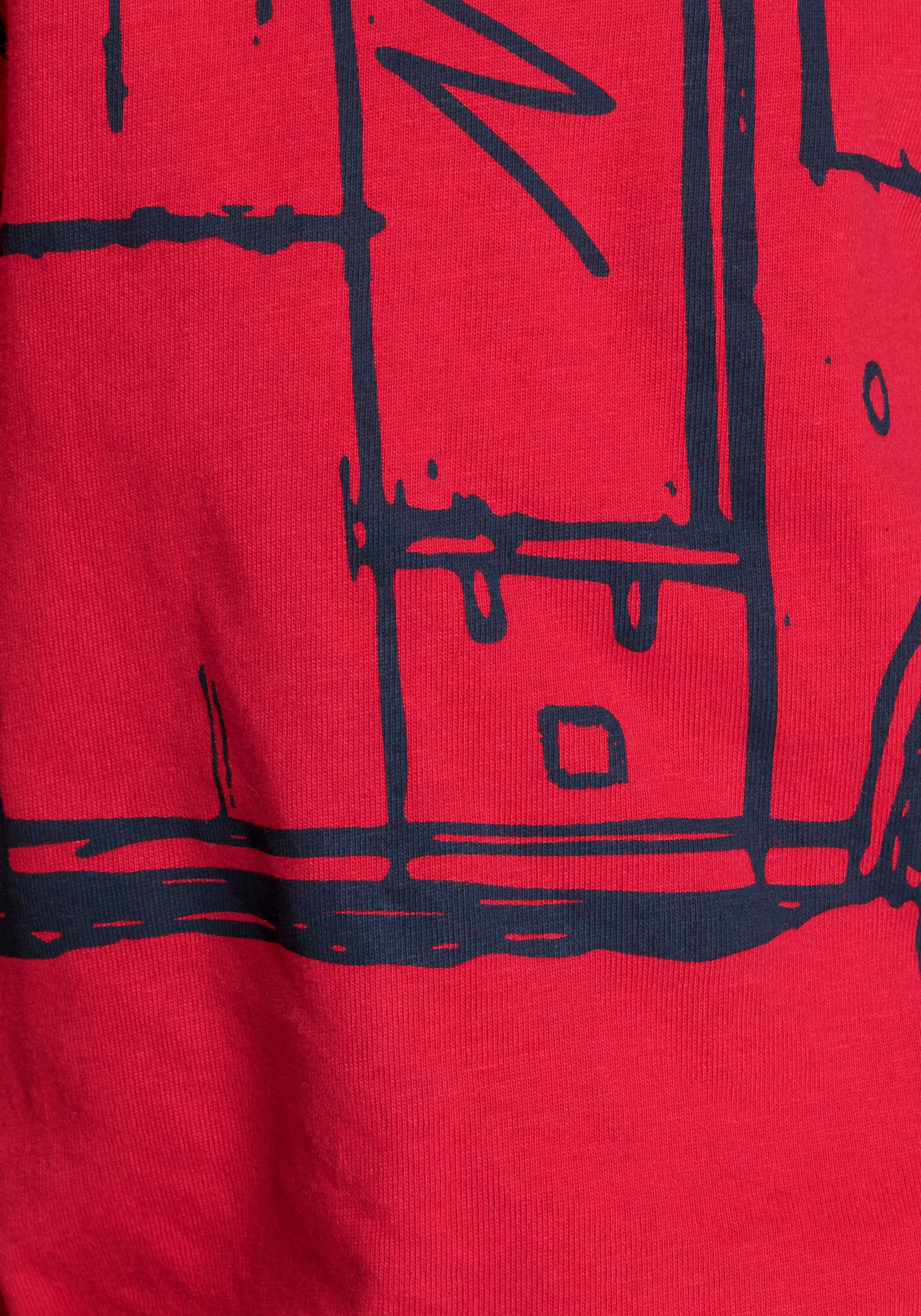 KIDSWORLD T-Shirt »FEUERWEHR«, Kurzarm, Basic-Passform, mit trendigem Druck, Rundhalsausschnitt