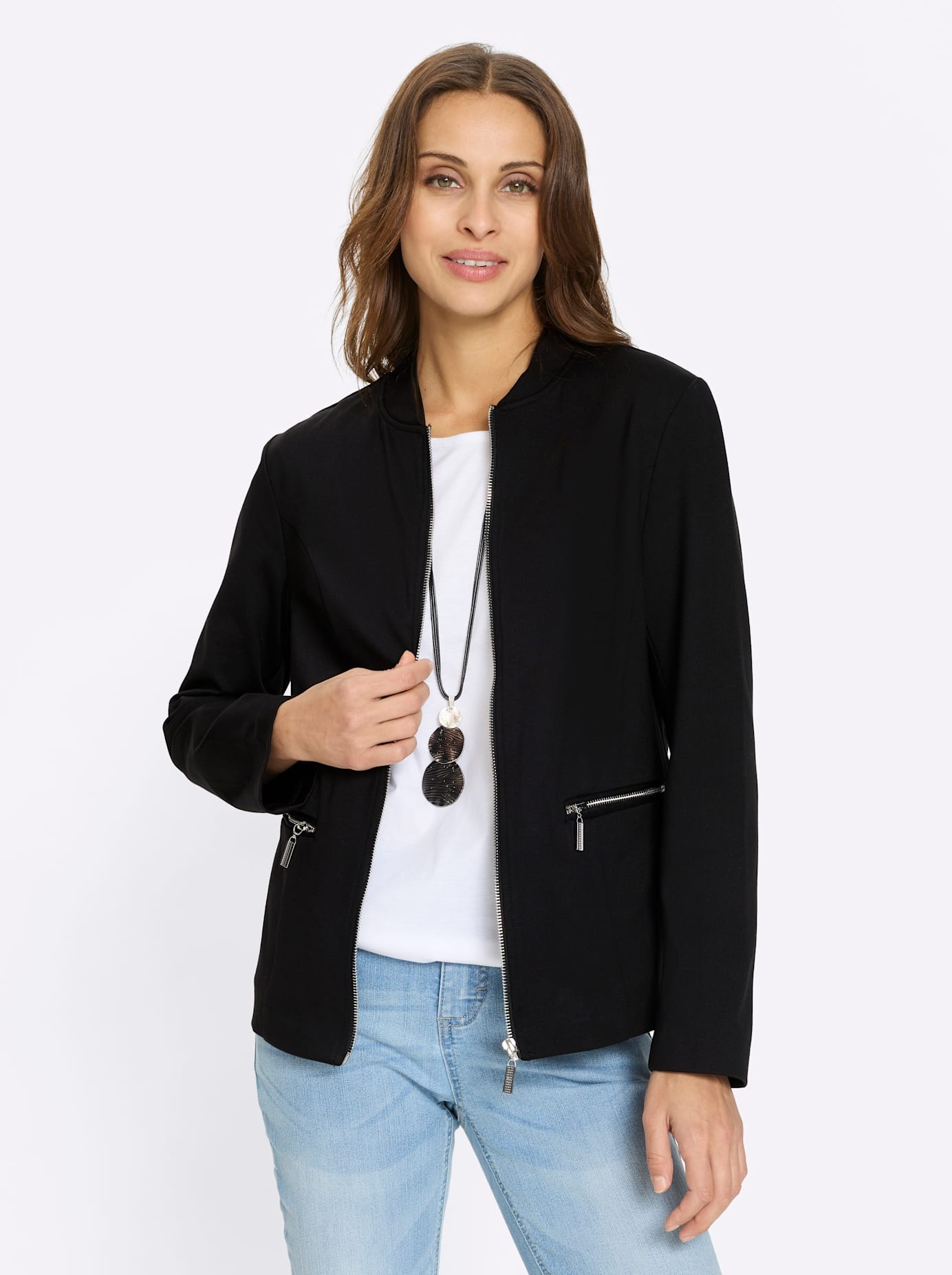 Inspirationen Jackenblazer "Jersey-Blazer" günstig online kaufen