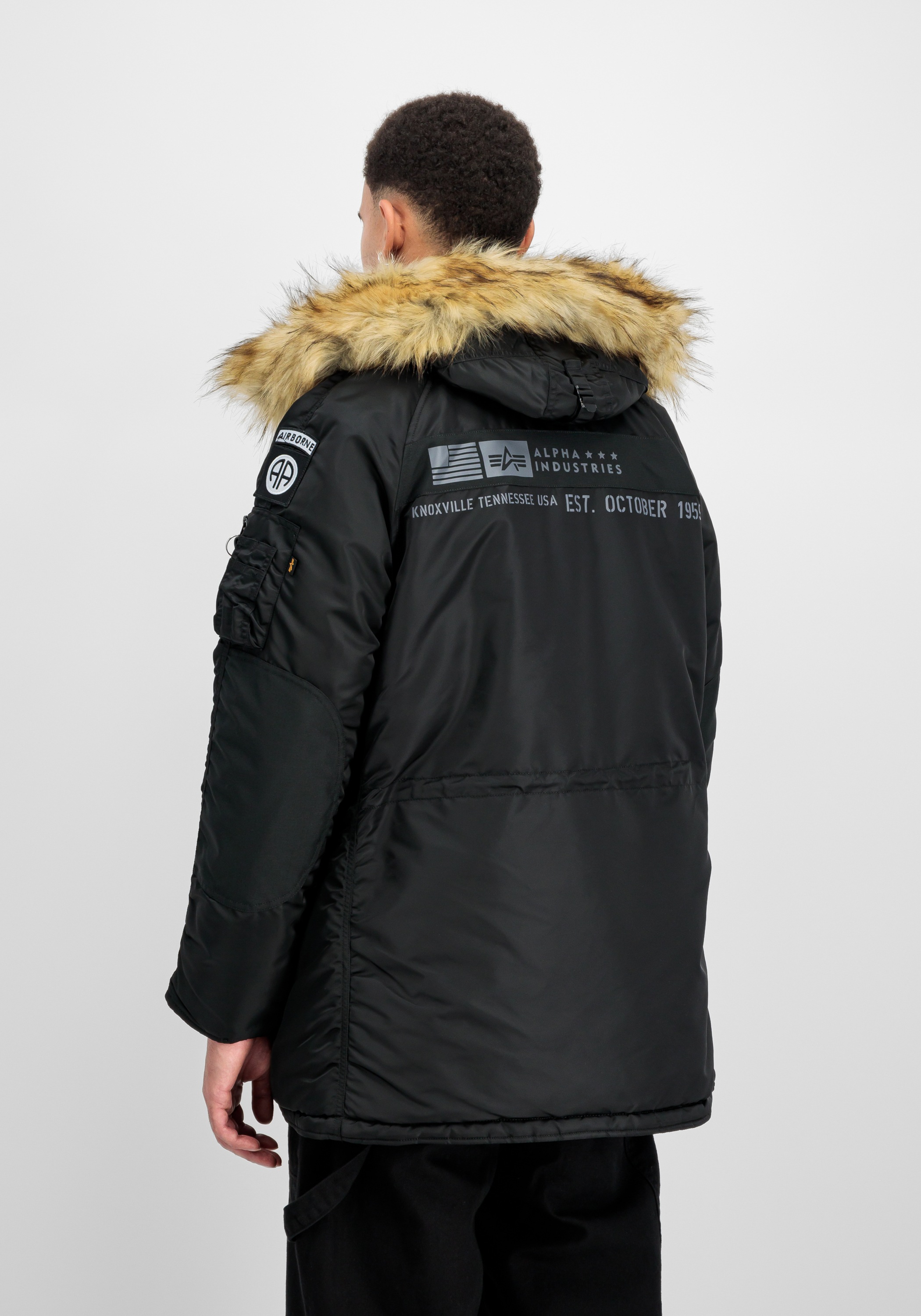 Alpha Industries N3b Airborne Jacket Black M 3