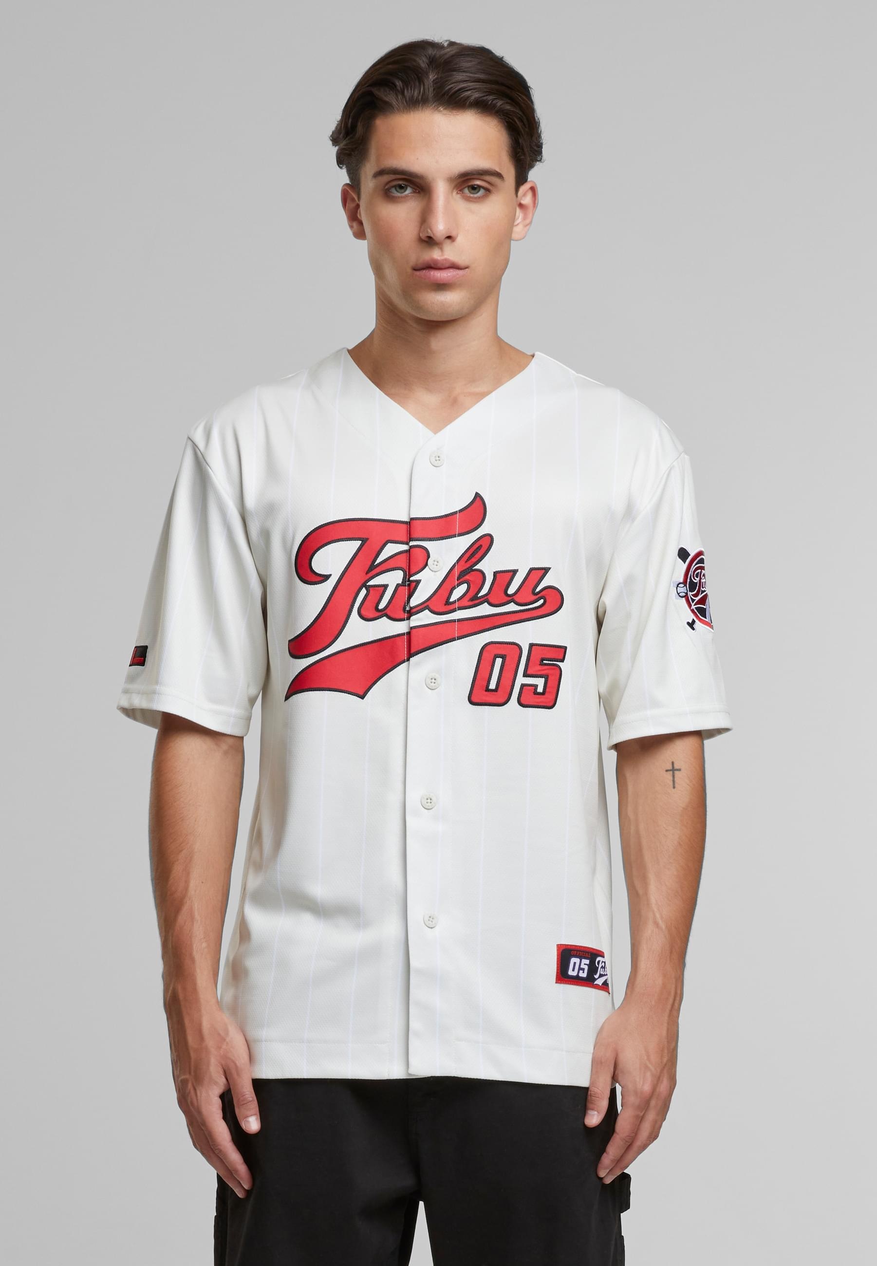 Fubu Langarmhemd »Fubu FM243-002-1 Fubu Varsity Baseball Jersey« 1 Stk. tlg.