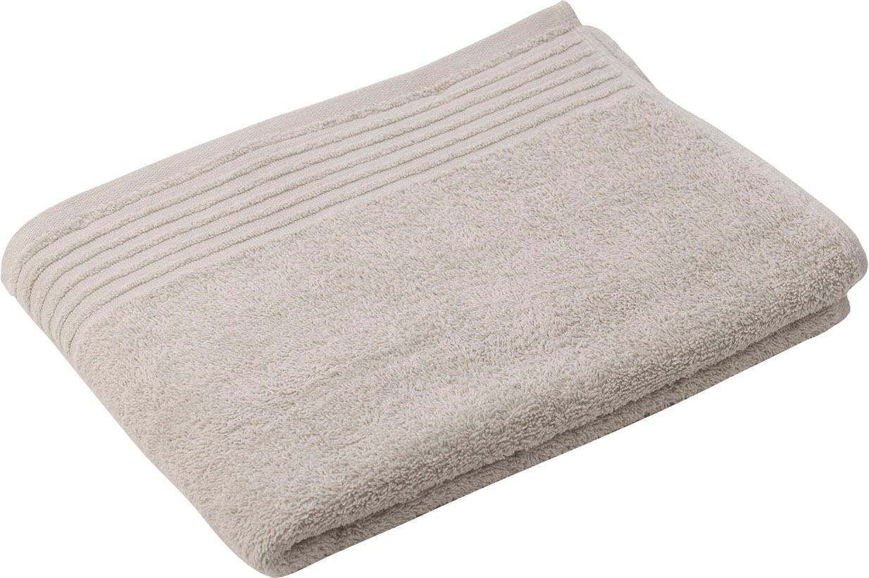 Gözze Duschtuch "Hanna" moderne Uni Farben, mit strukturierter Bordüre, rei günstig online kaufen