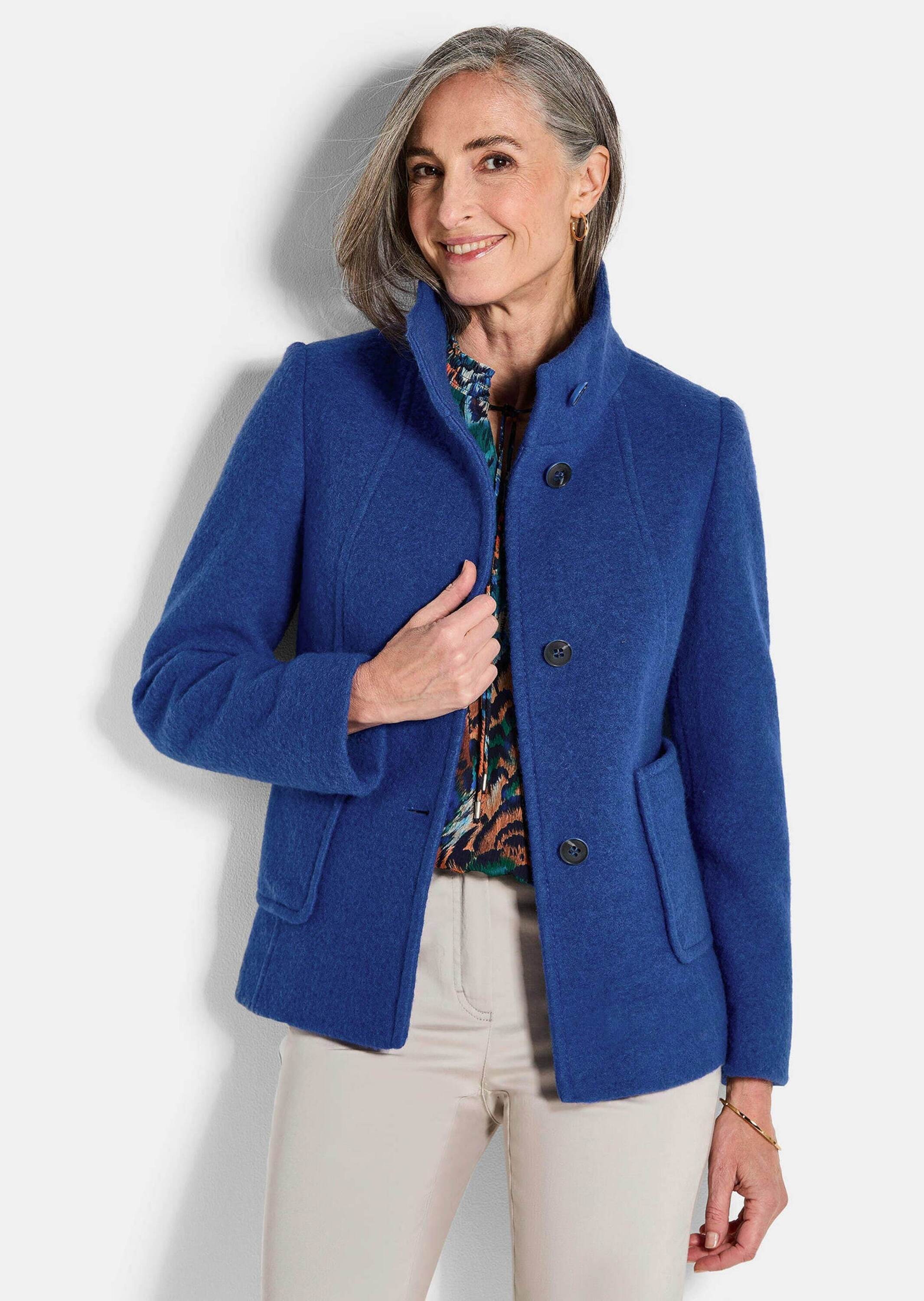 GOLDNER Wolljacke »Wollmix Jacke mit Stehkragen«