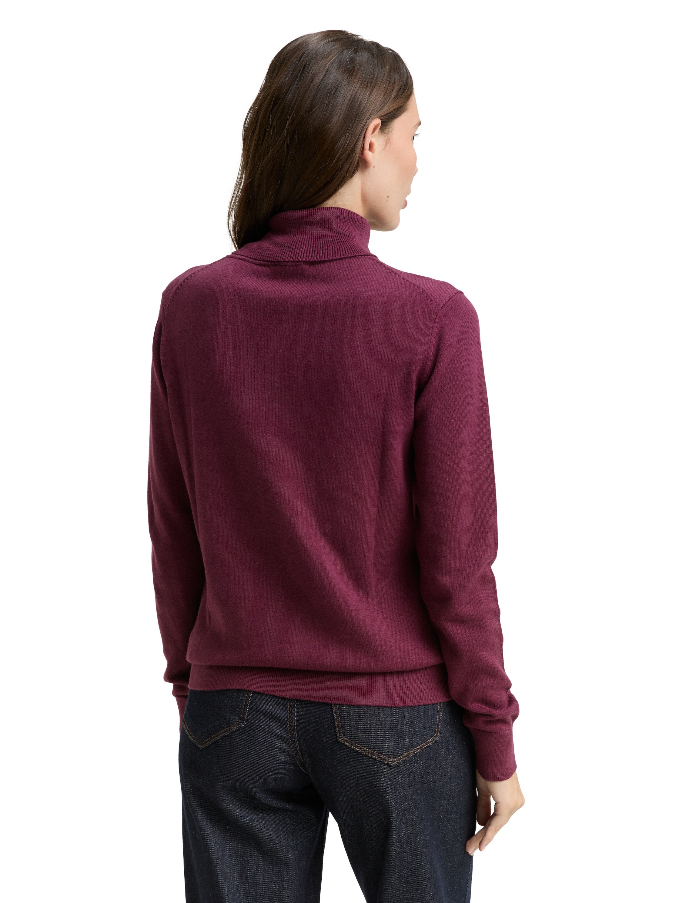 TOM TAILOR Rollkragenpullover, mit Rippbündchen günstig online kaufen