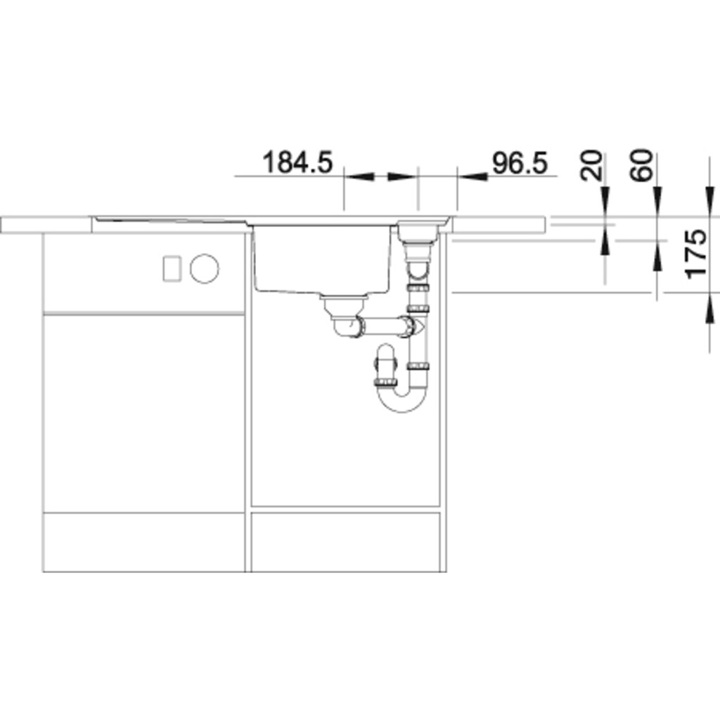 Blanco Küchenspüle »AXIS III 5 S-IF«