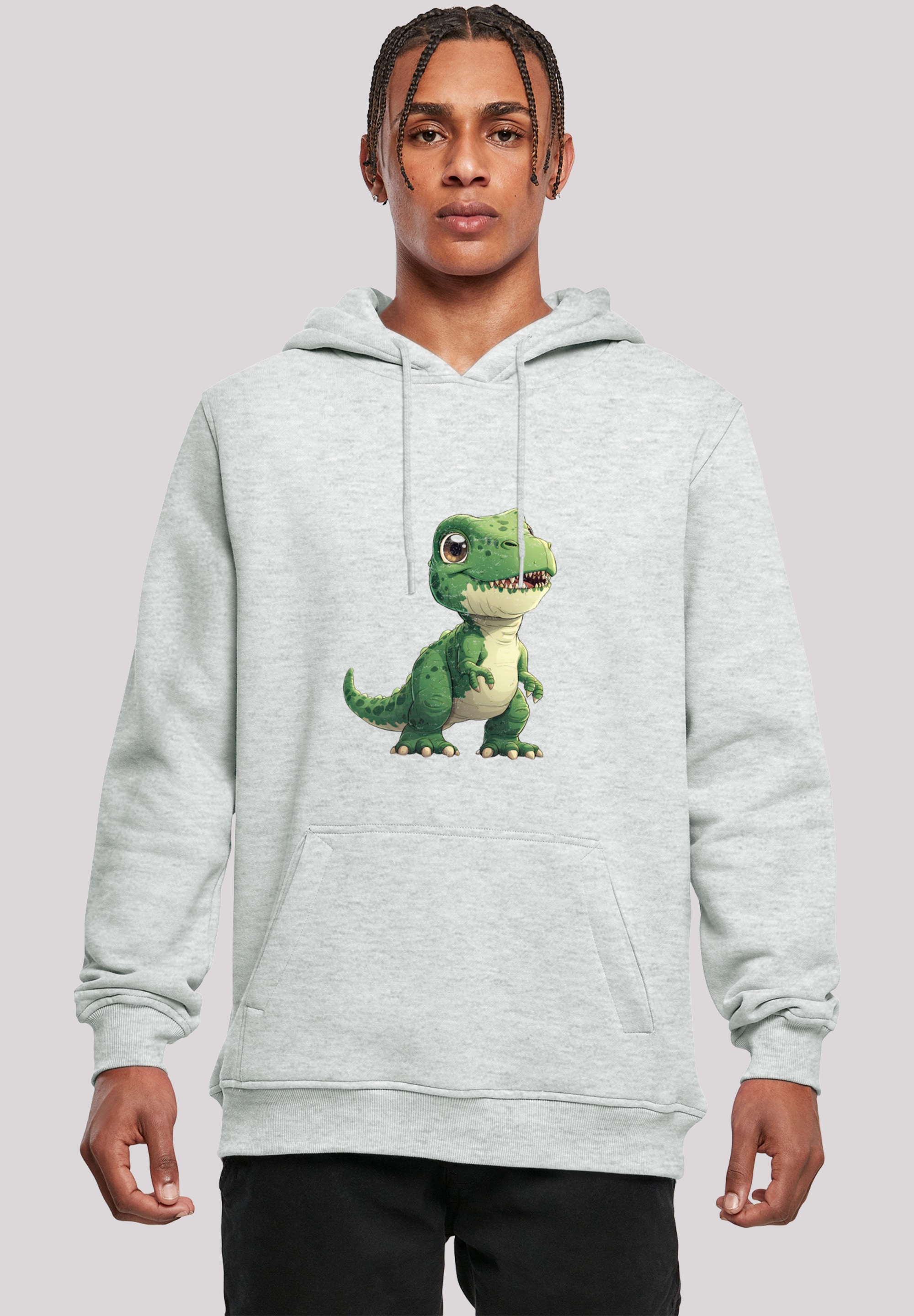 F4NT4STIC Kapuzenpullover "Süßer grüner Dino" Premium Qualität günstig online kaufen