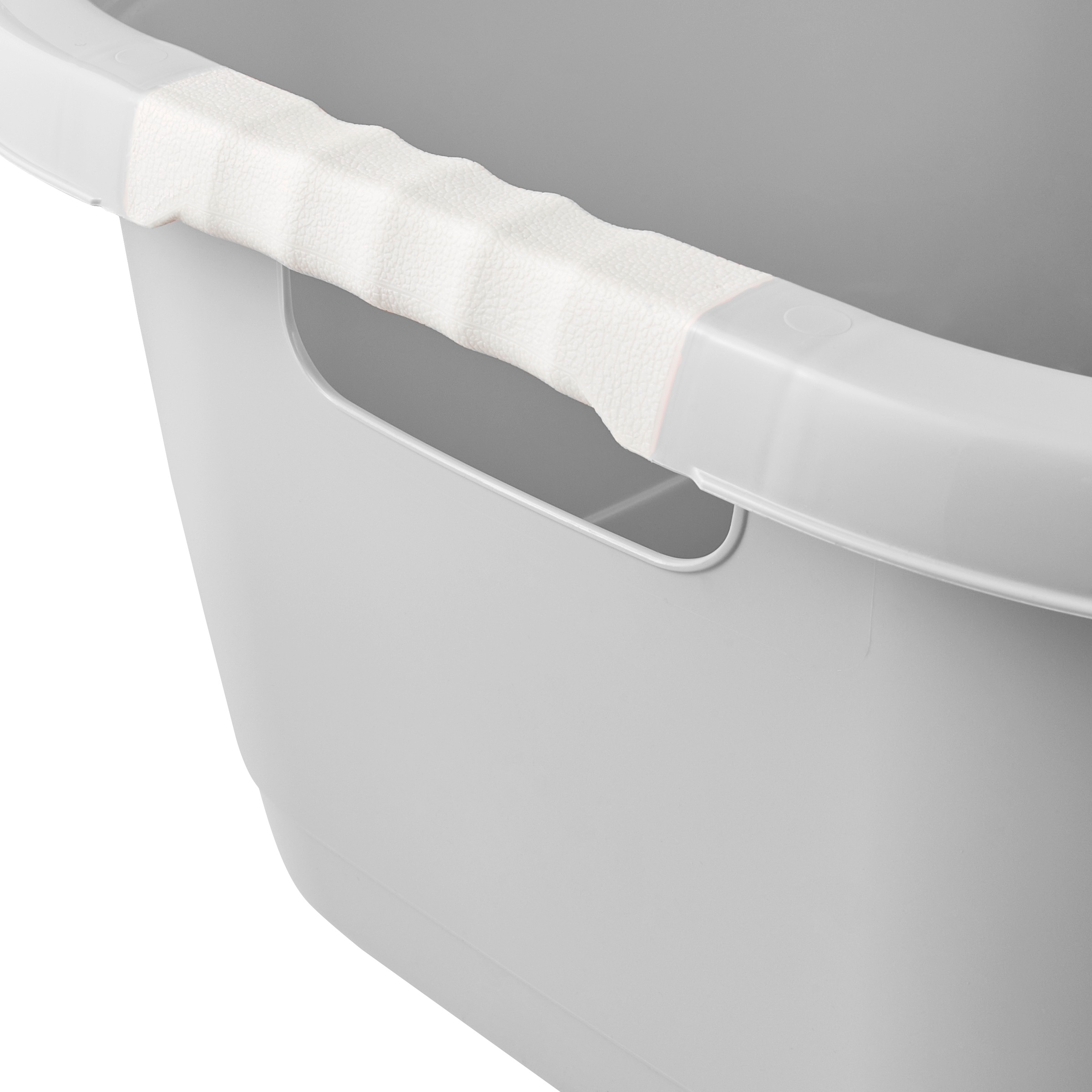 Thumbnail - keeeper Wäschewanne "janne, ergonomisch, mit Softgriffen, 65 x 45 x 28 cm, 50 l" Wäschekorb, Wanne in Nierenform