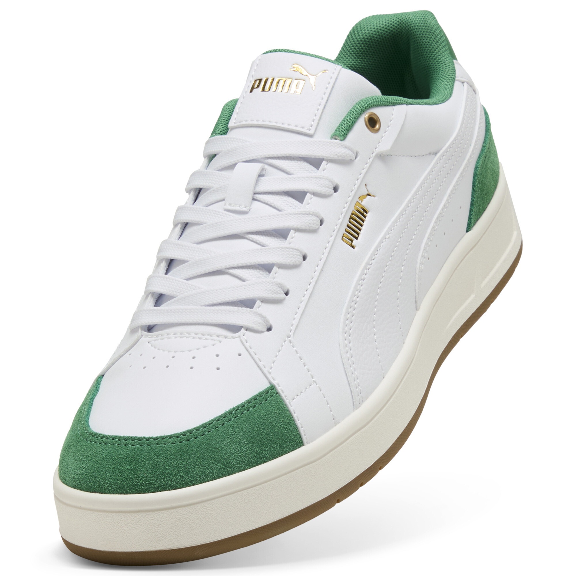 Baskets Femme Puma Court Classico Sport Blanc Vert Pointure 44 6