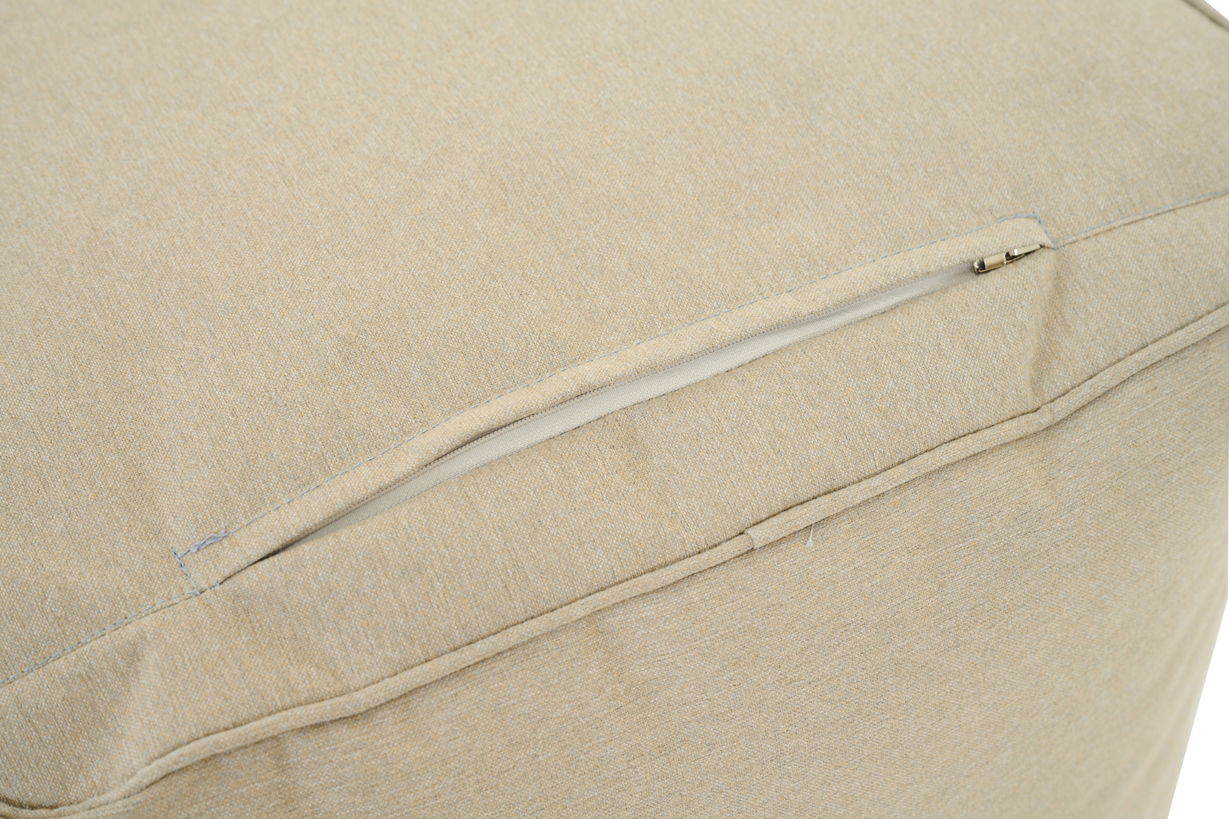 Siena Garden Sitzhocker »Integral Hocker 46 x 48 x 46 cm, Farbe walnut« Meliert, Bezug aus 100% Polyester, PE-beschichtet