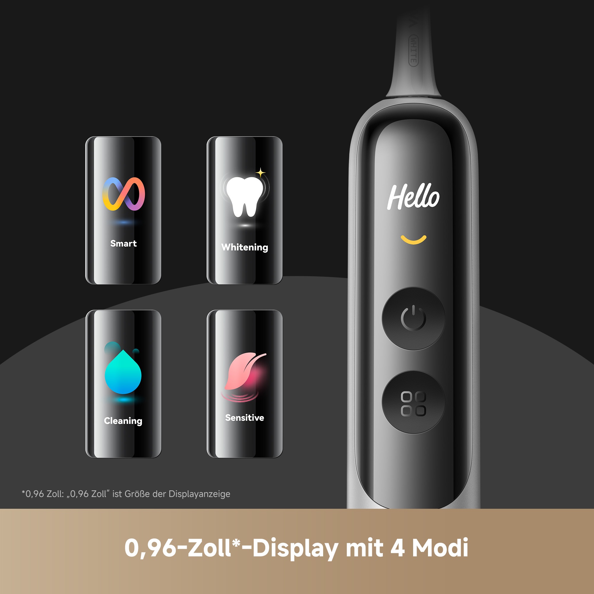 Mova Elektrische Zahnbürste »Fresh 20 Sensus« 2 Stk. Aufsteckbürsten