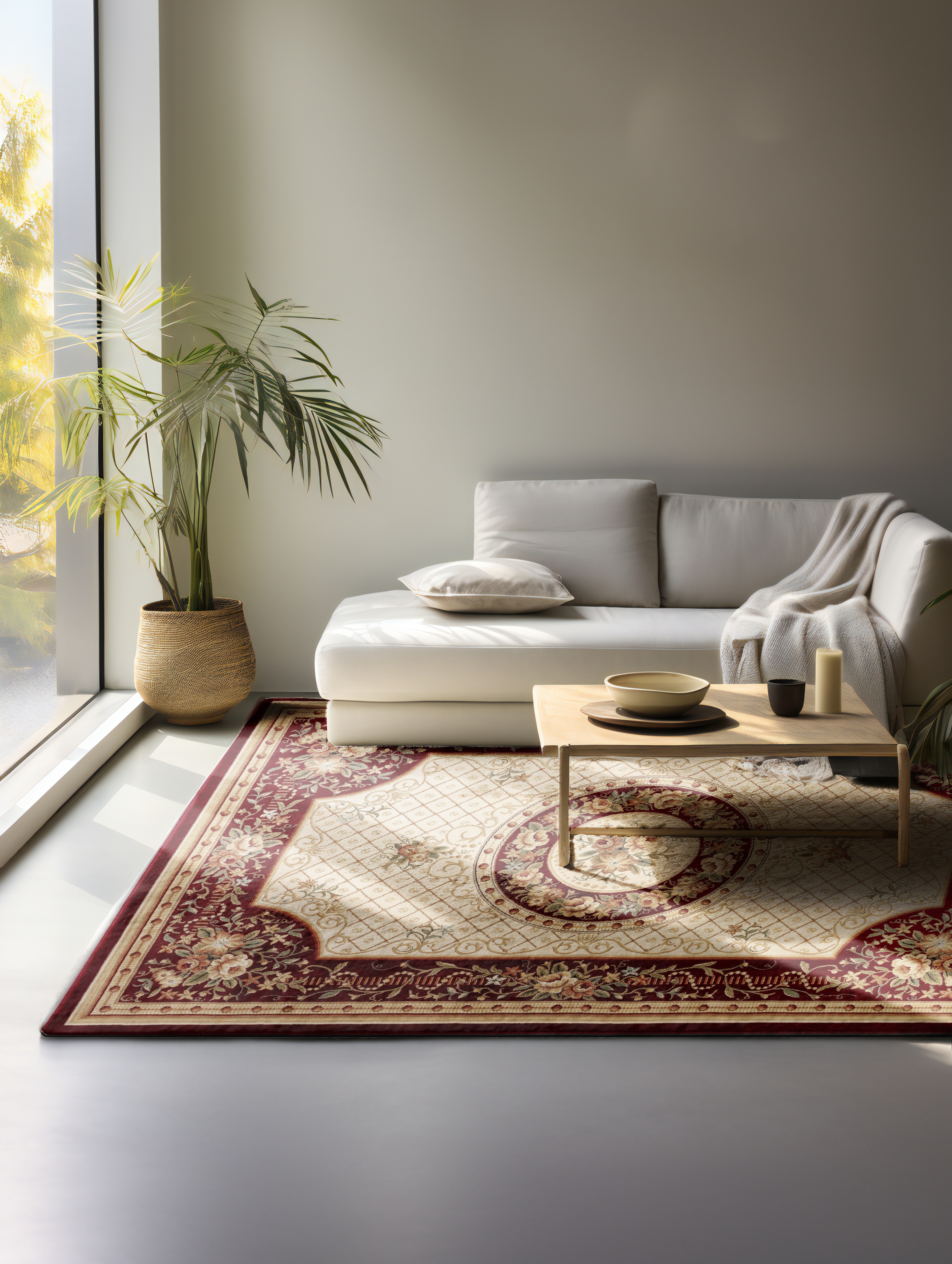 NORTHRUGS "Adraskan" rechteckig 8 mm Höhe Orient Optik, Läufer, strapazierfähig, pflegeleicht, robust