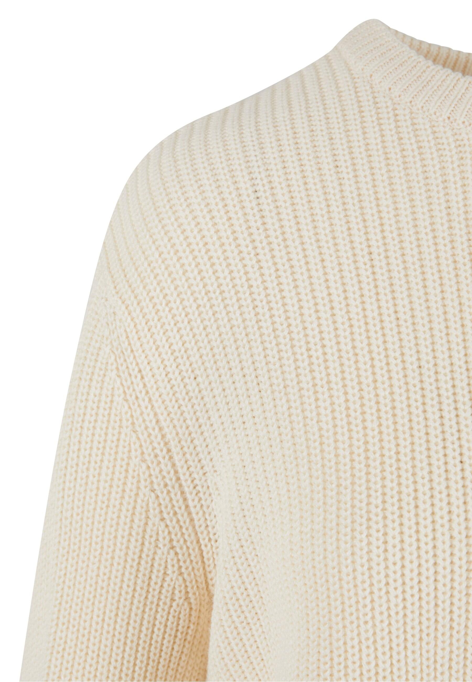 URBAN CLASSICS Rundhalspullover »Urban Classics Damen Ladies Rib Knit Sweater«, (1 tlg.)
