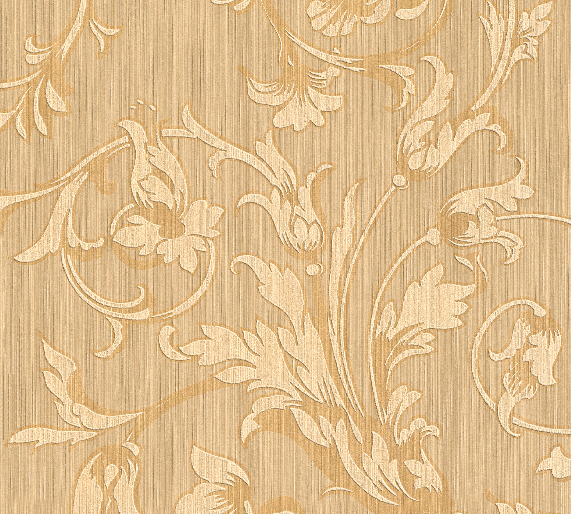 Architects Paper Textiltapete "Tessuto" Barock Floral Gemustert Samtig Blumen-Tapete Floral Tapeten Wohnzimmer Schlafzimmer Küche Flur Design
