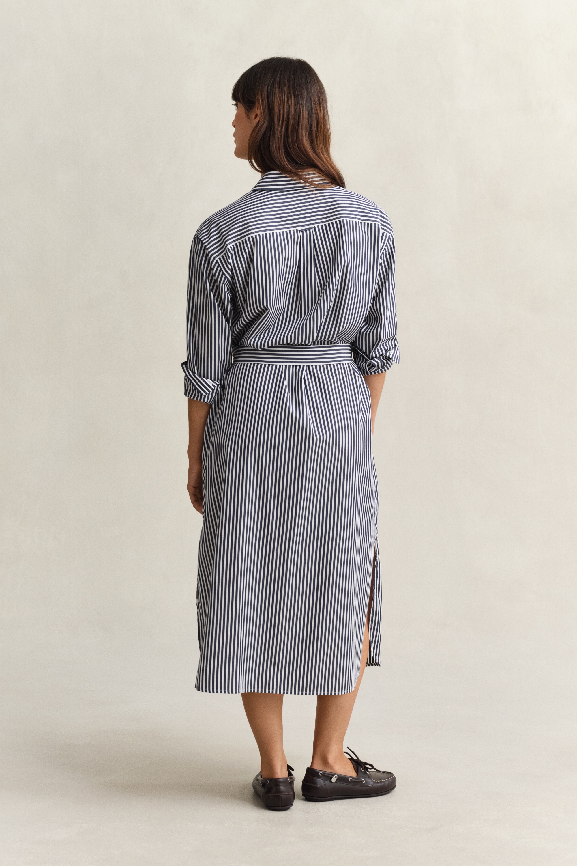 Gant Hemdblusenkleid "CLASSIC POPLIN STRIPE" Nahttaschen mit Streifen, Tail günstig online kaufen