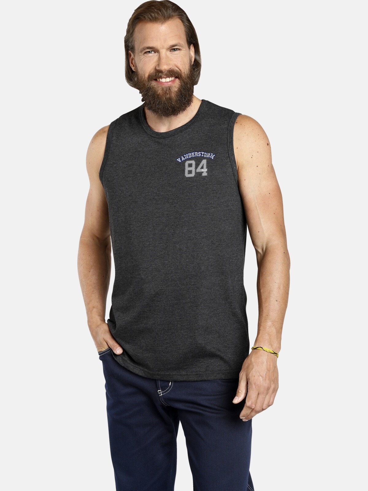Jan Vanderstorm Muskelshirt »Doppelpack Tanktop PORO«