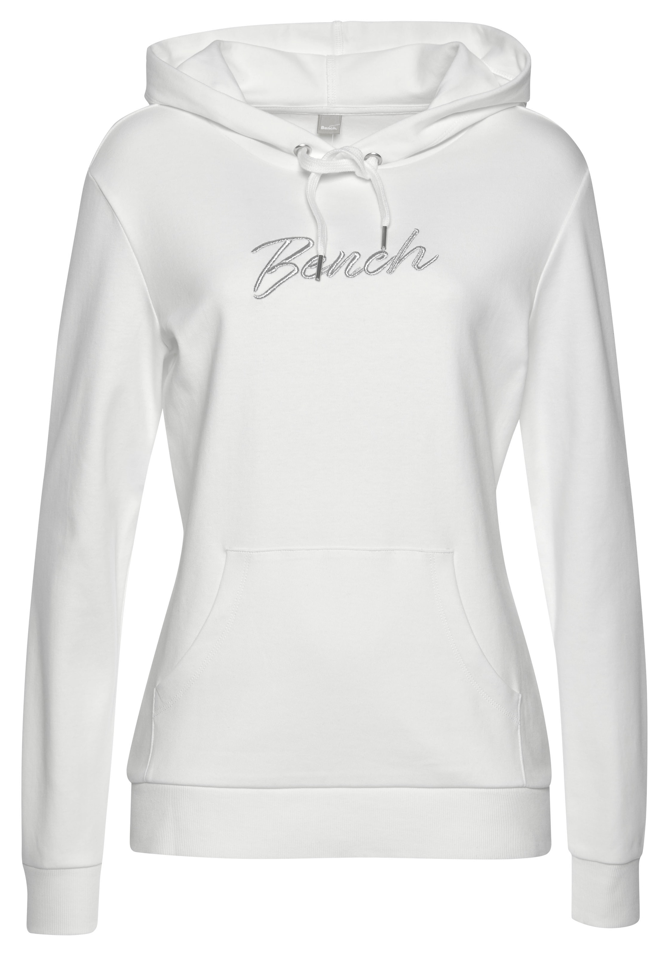 Bench. Loungewear Kapuzensweatshirt, mit glänzender Logostickerei, Loungeanzug, Hoodie