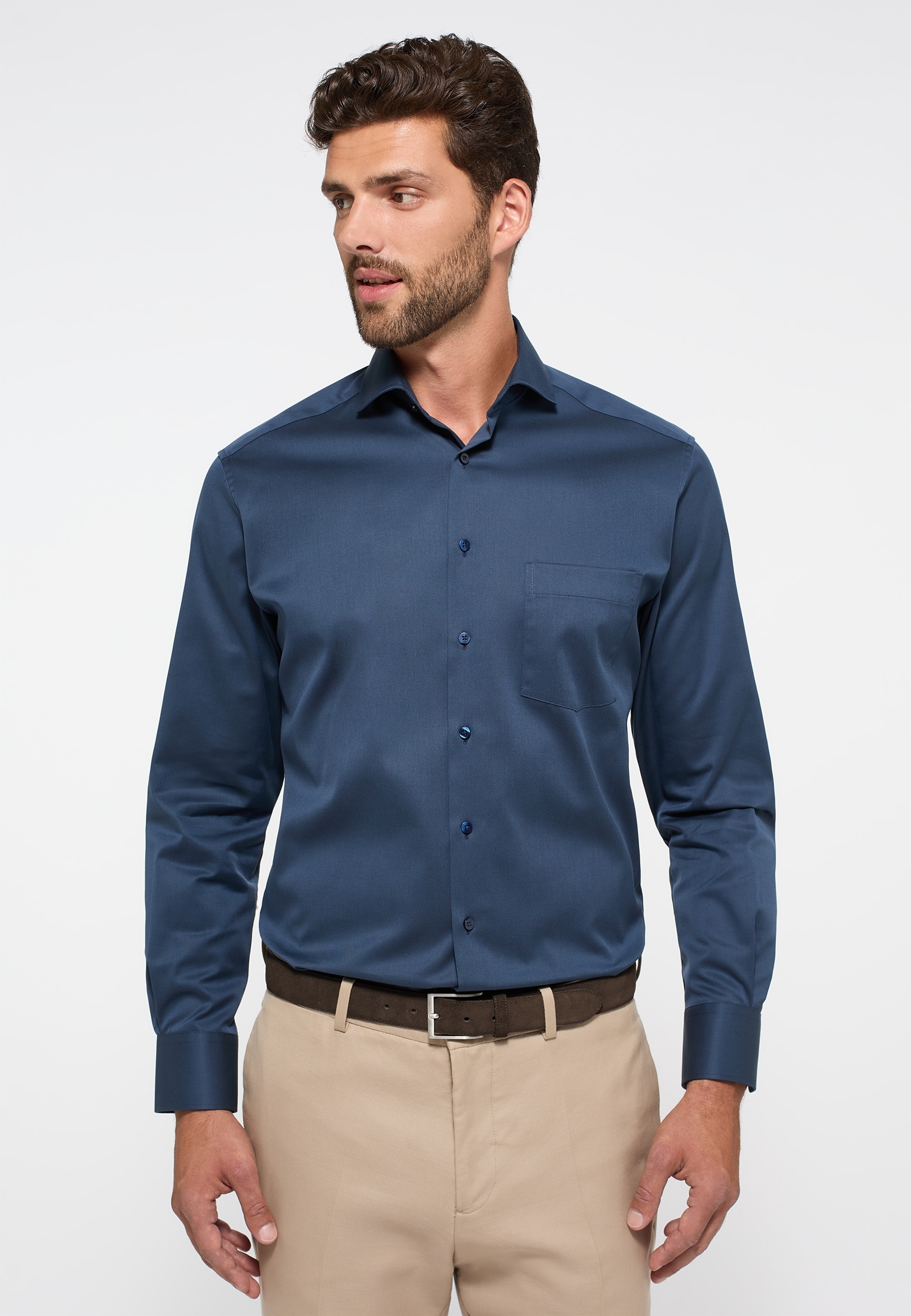 Eterna Langarmhemd "MODERN FIT" NON IRON (bügelfrei) günstig online kaufen