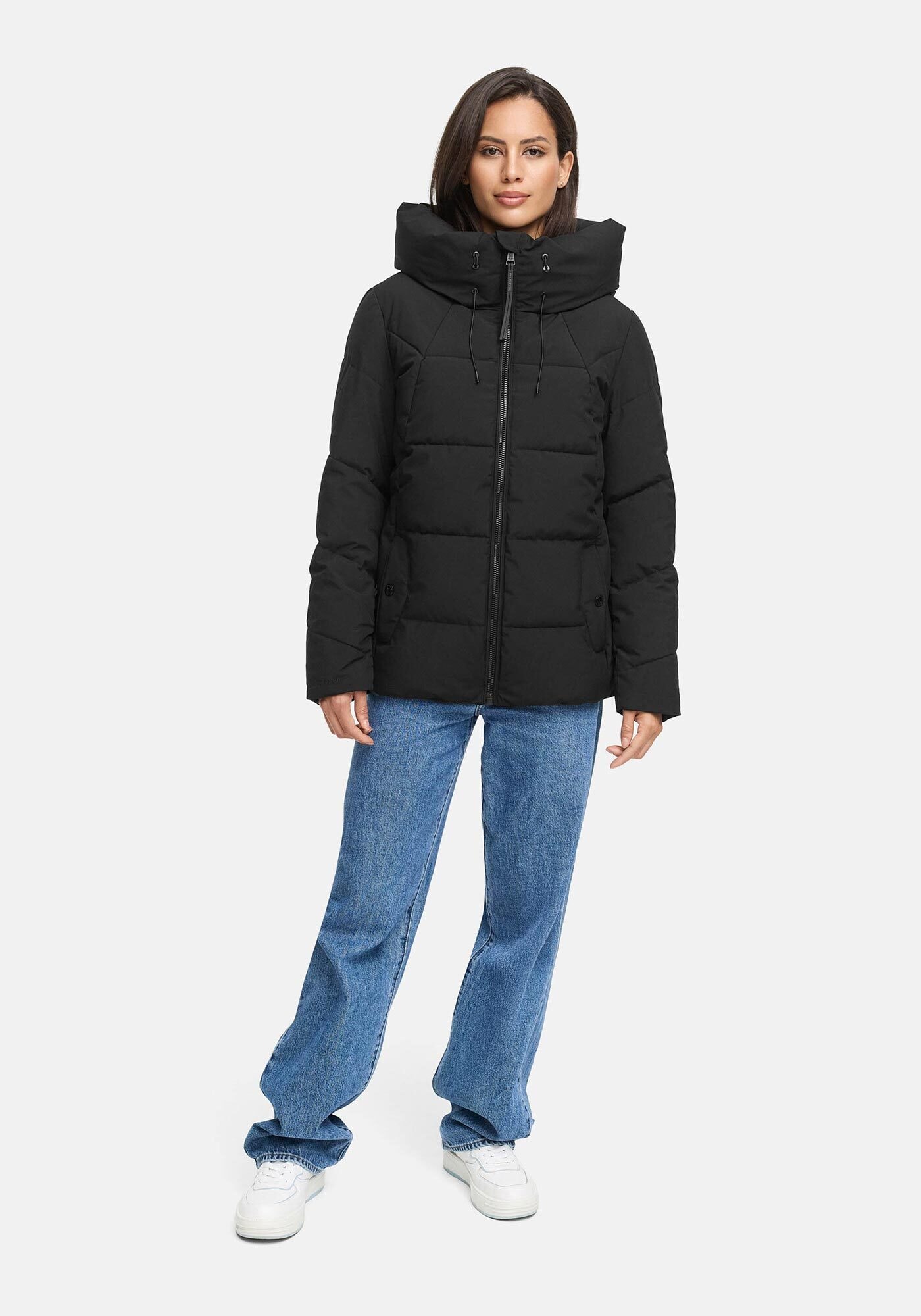 Marikoo Winterjacke »Kuscheltatze«, mit extra hohem Kragen