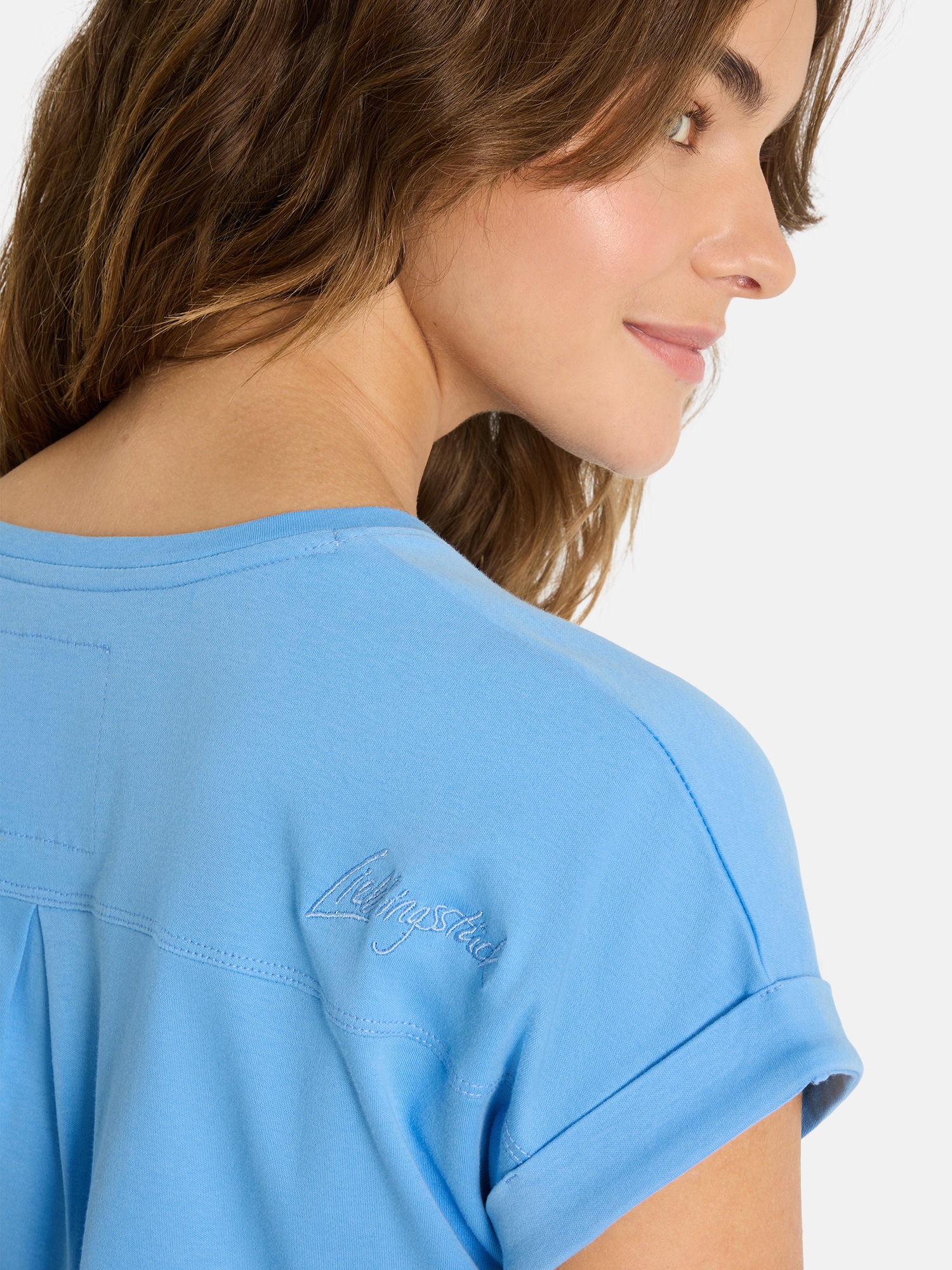 Thumbnail - Lieblingsstück T-Shirt "CamilaEP" Ärmel mit Umschlag, Rundhals