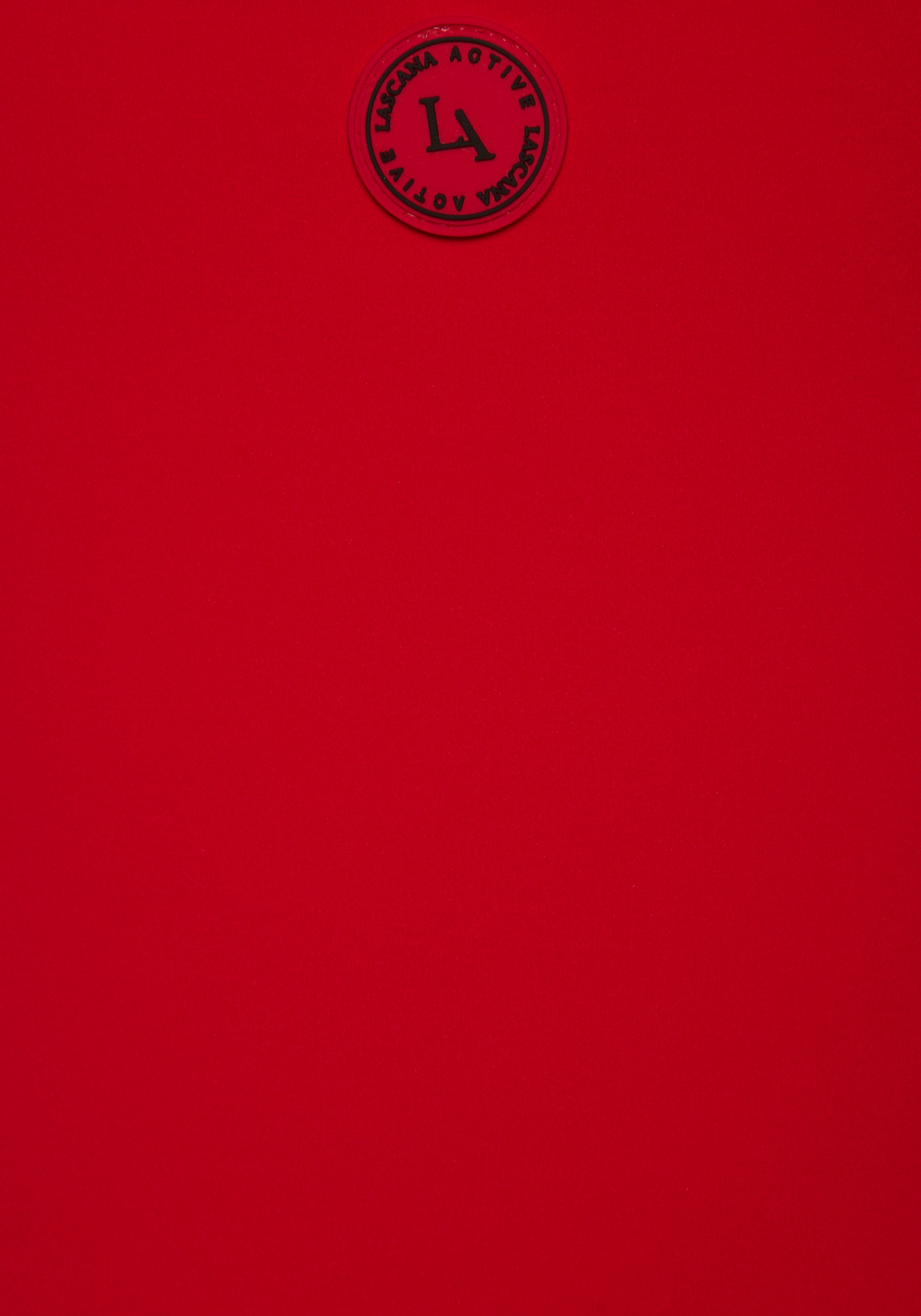 LASCANA ACTIVE Sporttop, mit Racerback und Logo-Badge