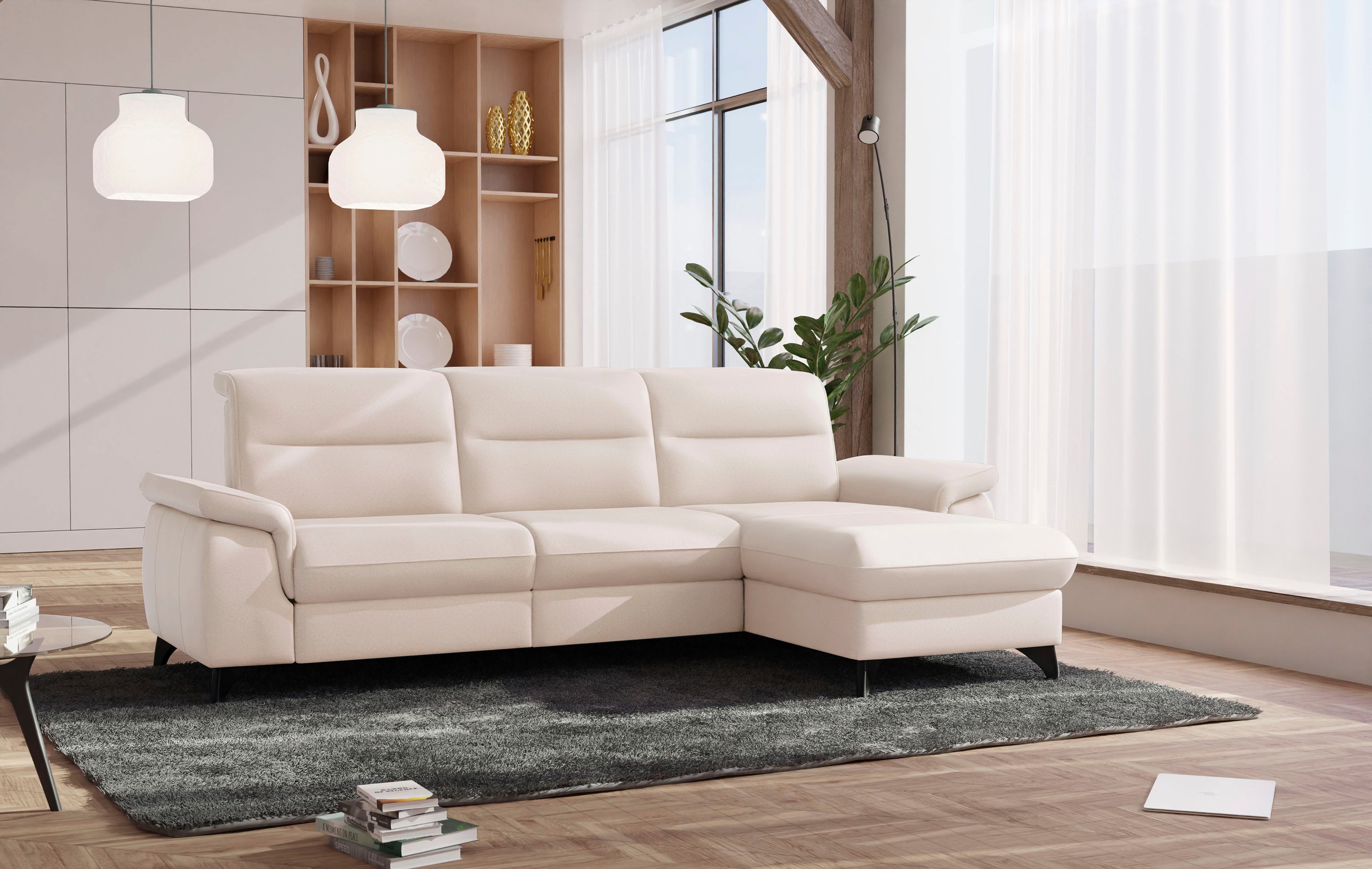 sit&more Sit&more Ecksofa »Astoria L-Form« pato...