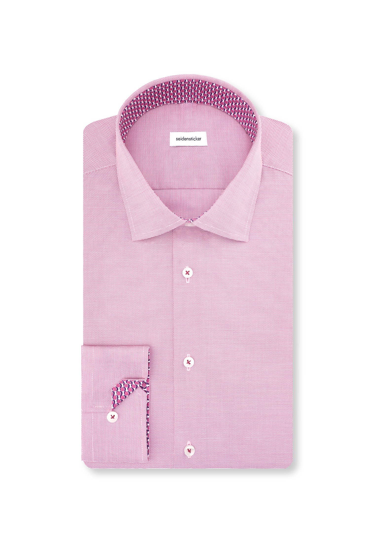 seidensticker Businesshemd »Slim« Slim 1/1 Kentkragen Struktur