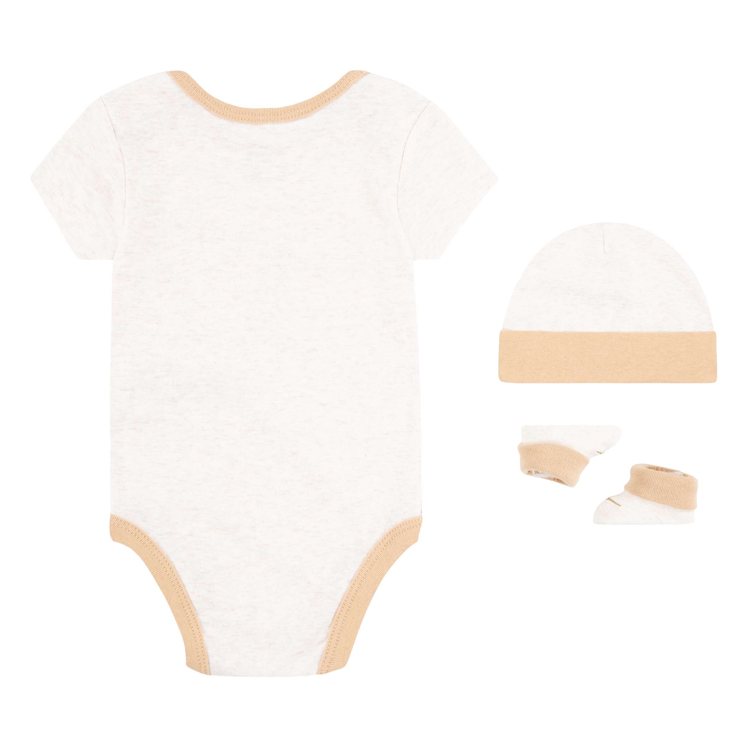 Nike Sportswear Neugeborenen-Geschenkset »NHN NIKE SWOOSH« 3 tlg. für Babys, dreiteiliges Set, weiches Material