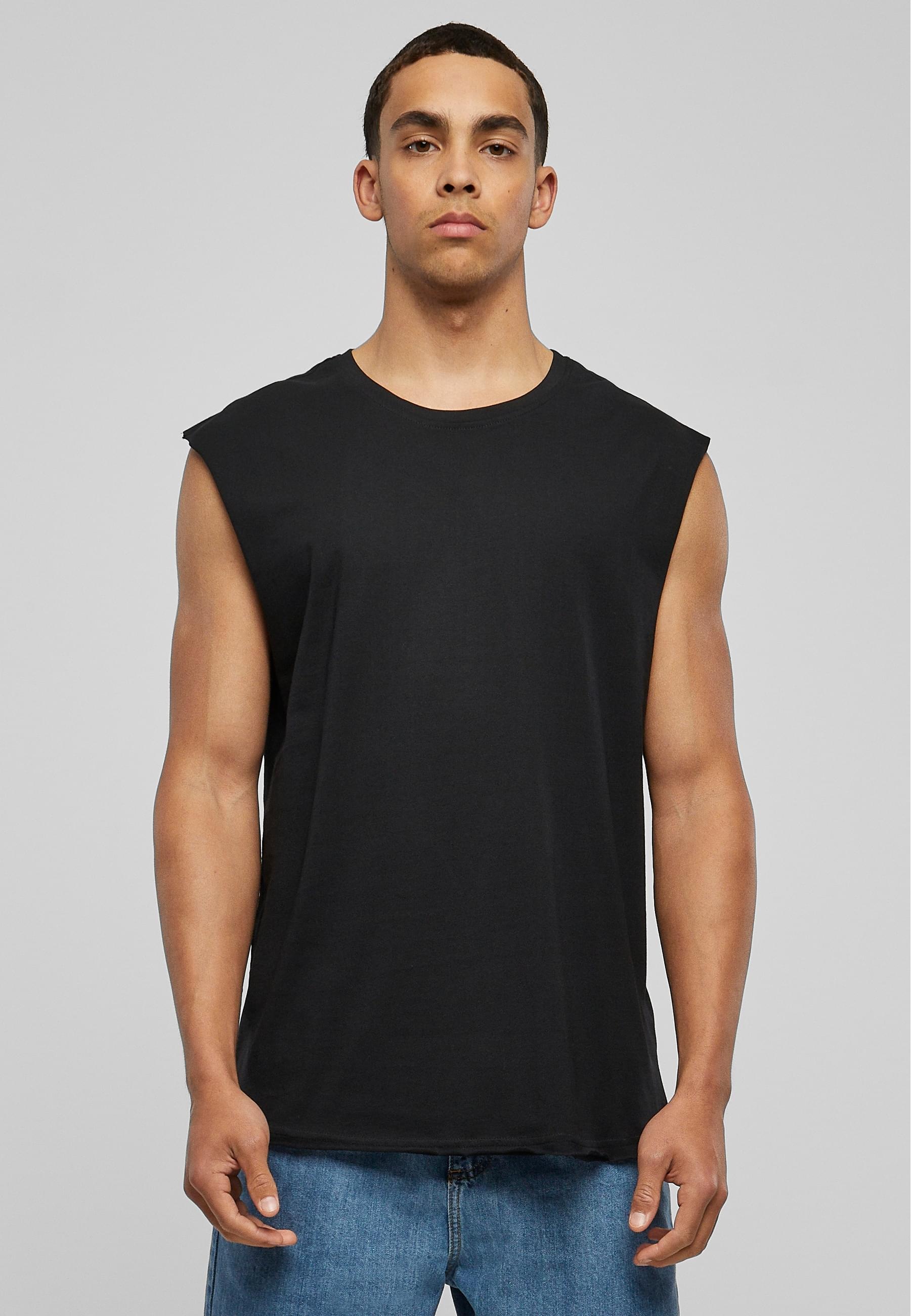 URBAN CLASSICS T-Shirt »Urban Classics Herren Open Edge Sleeveless Tee«, (1 tlg.)