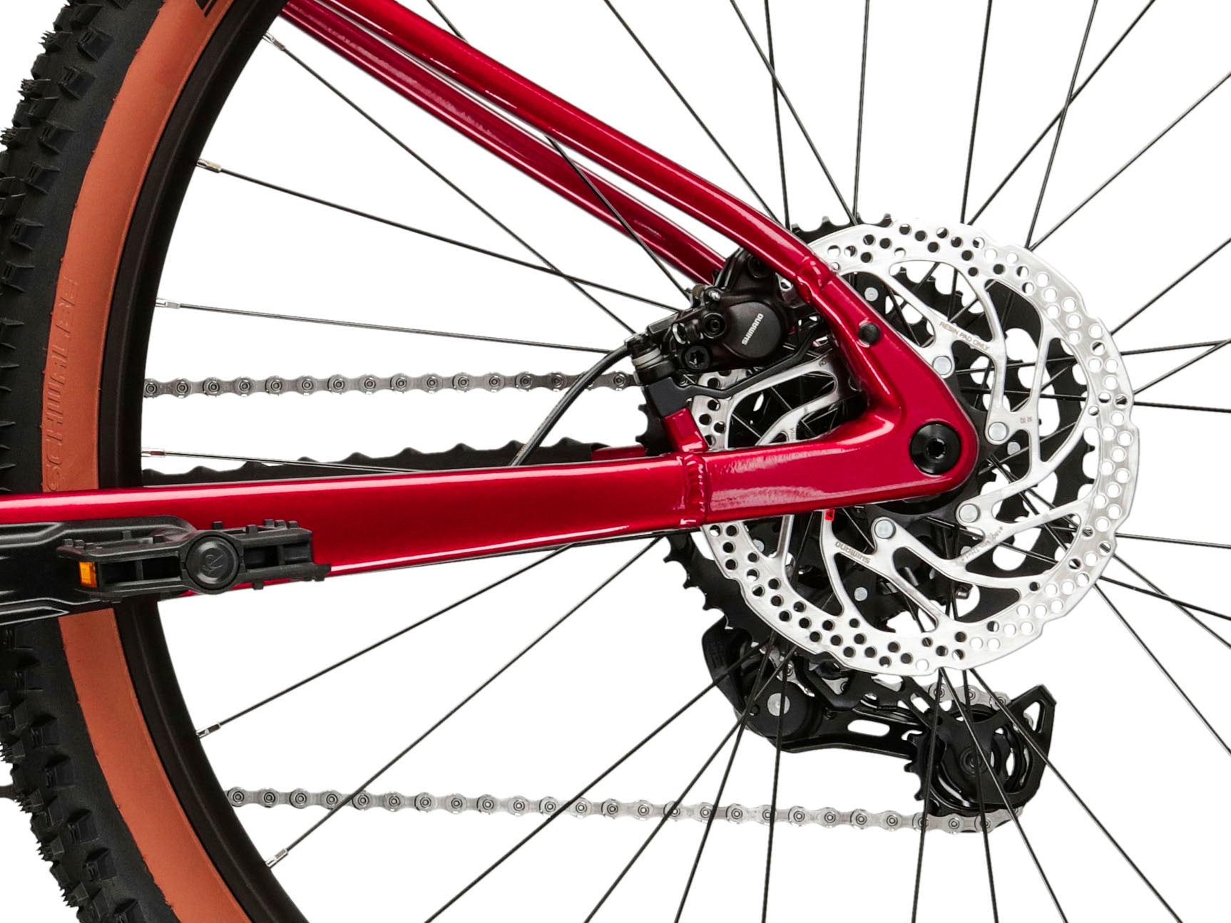 Kross »Influx Hybrid 2.0 16,7Ah / 600 Wh 29 Zoll rot 9 Gänge 2026« 9 Gang Shimano CUES U4000 Schaltwerk Kettenschaltung Mittelmotor 250 W