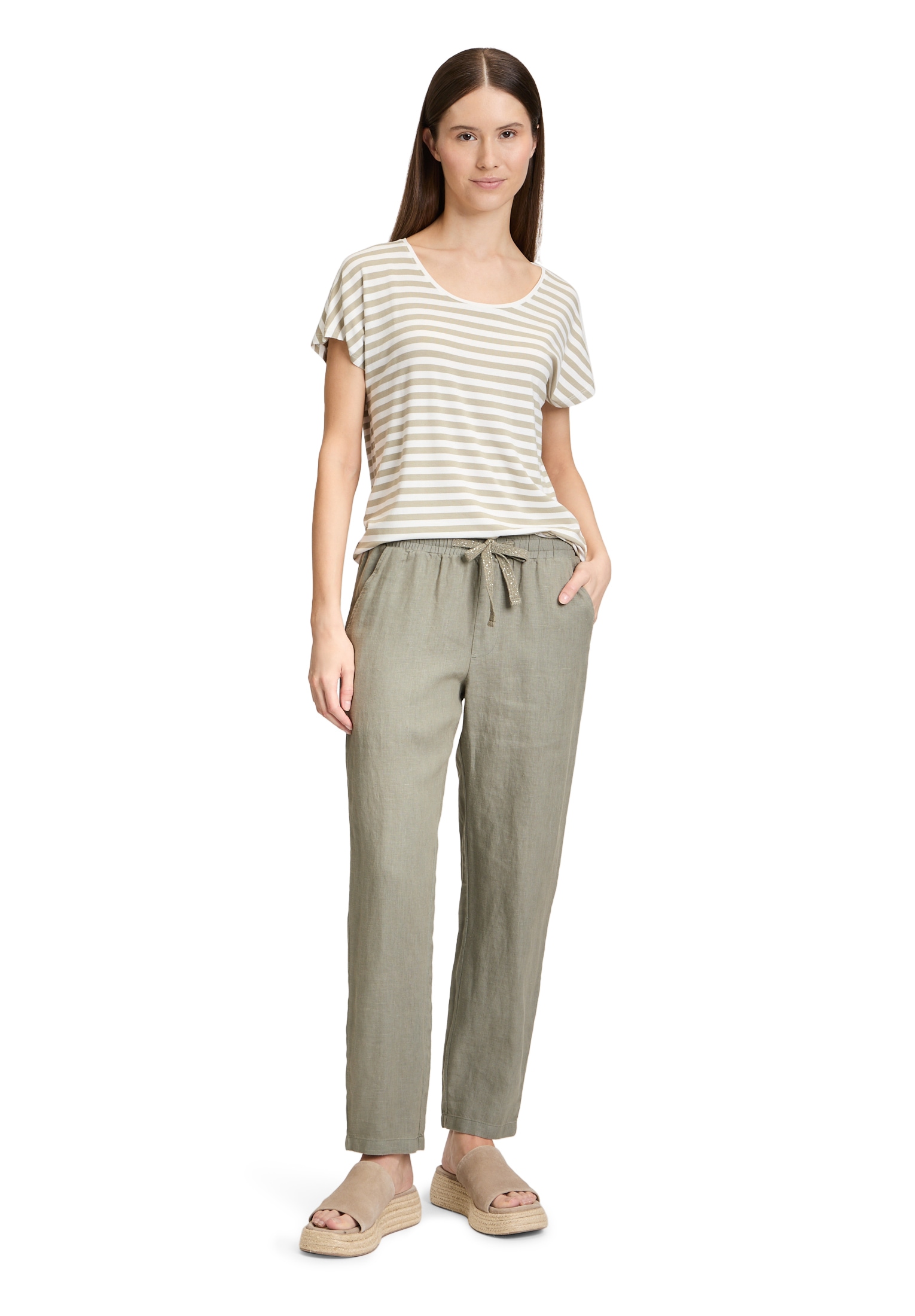 Cartoon Leinenhose »Cartoon Leinenhose unifarben«, Material