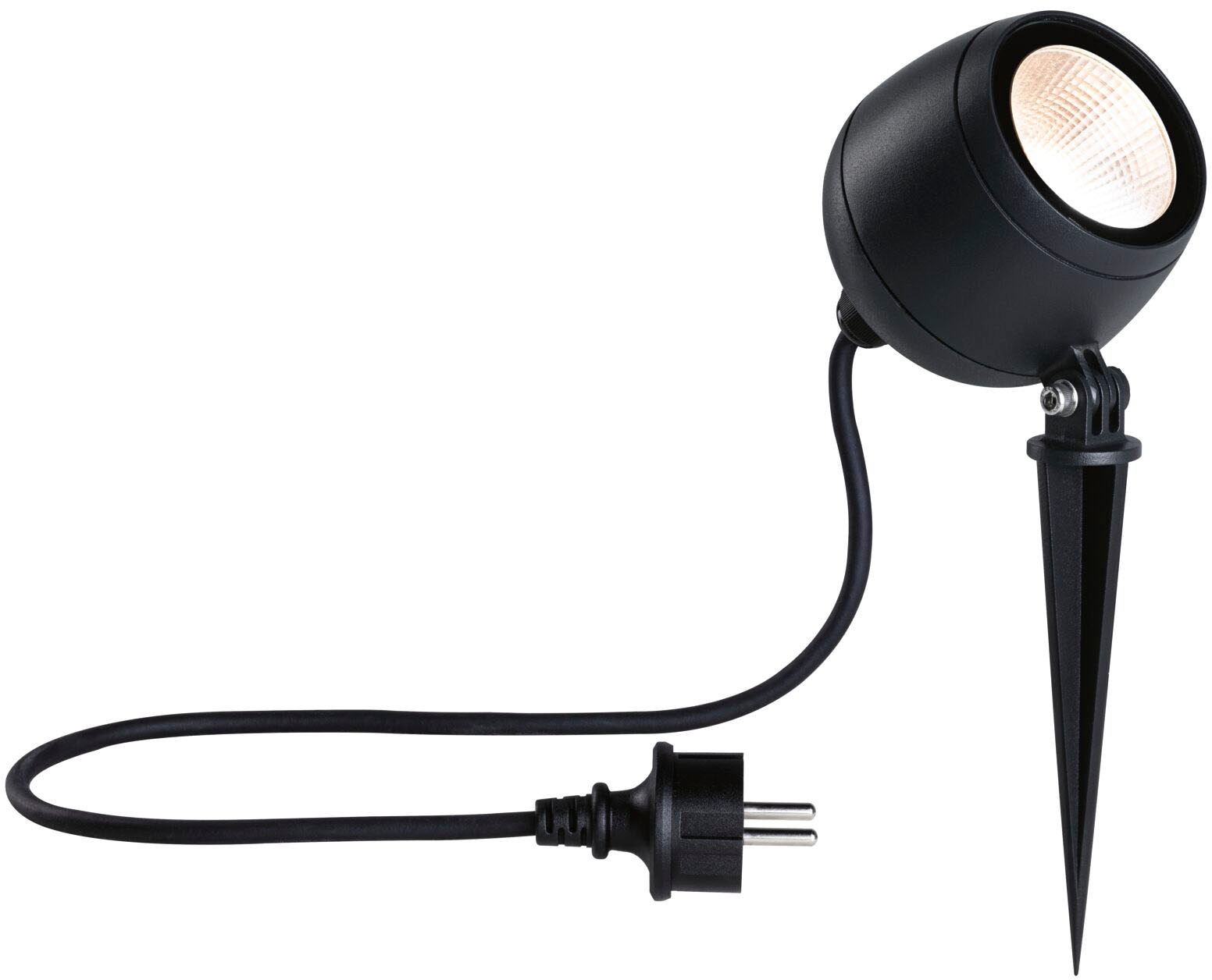 Paulmann LED Gartenleuchte "Kikolo" 1 Stk. Warmweiß Outdoor 230V Spot Kikolo 60 3000K anthrazit