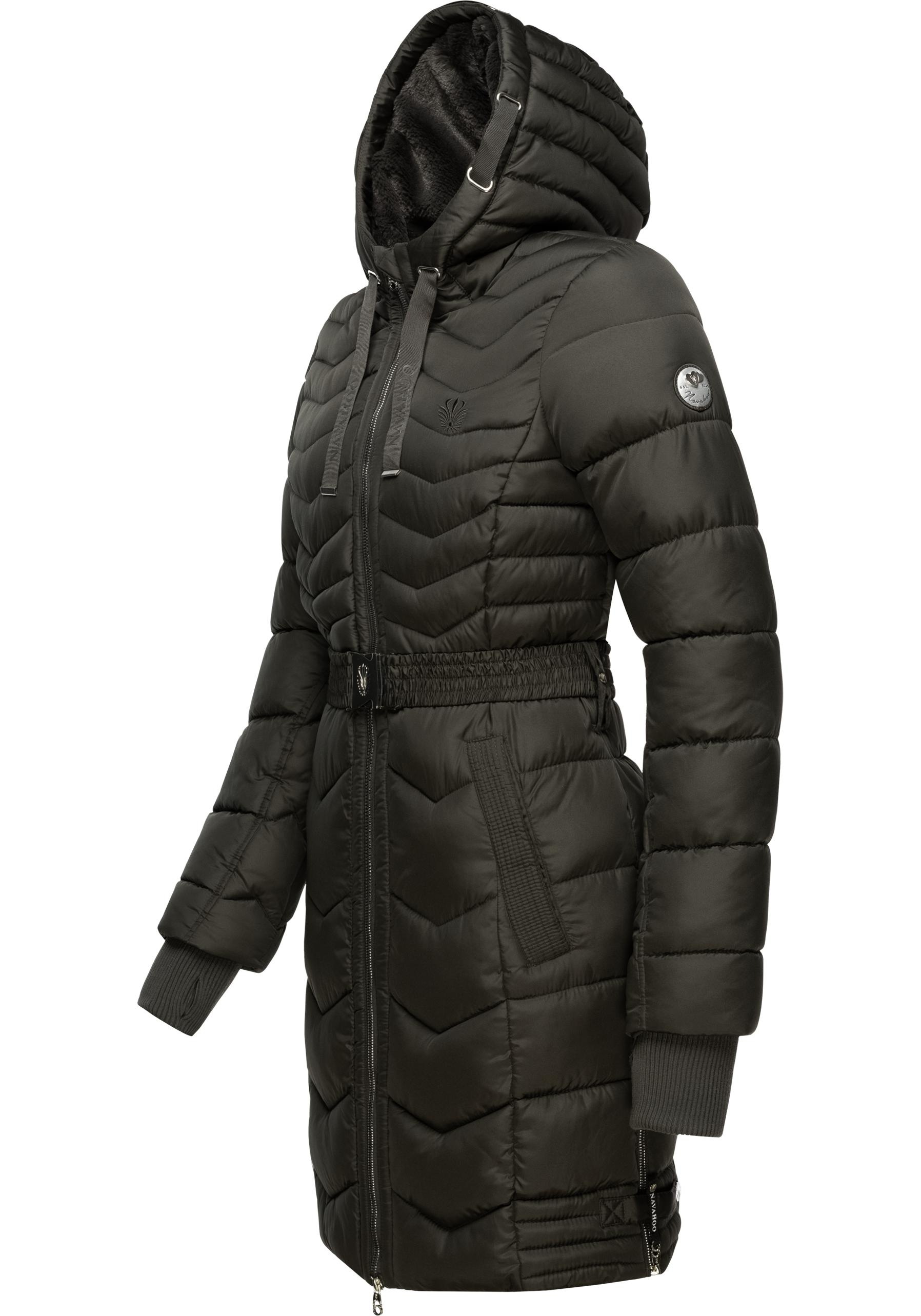 Navahoo Steppmantel »Alpenveilchen«, Stylischer Wintermantel mit schicken Details