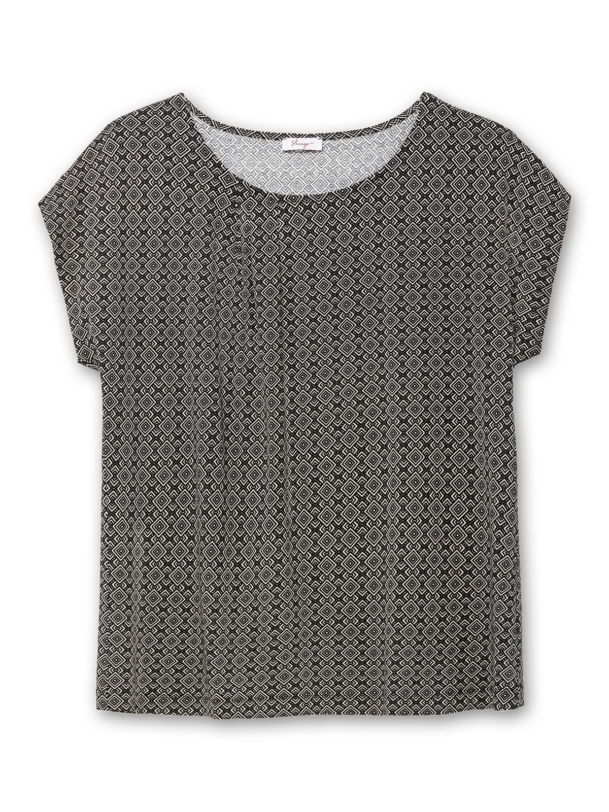 Sheego Rundhalsshirt »Große Größen«, mit grafischem Minimalprint