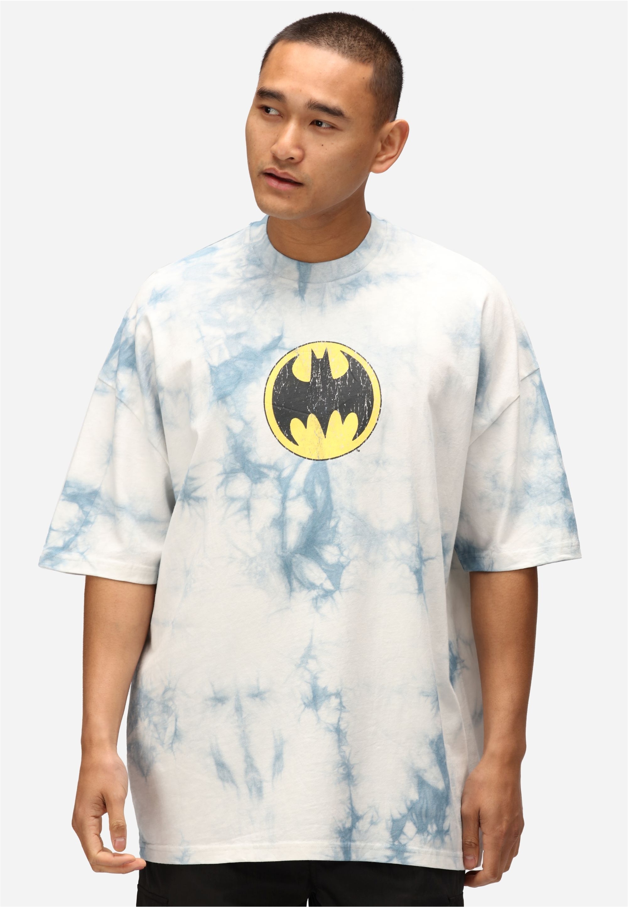 Recovered T-Shirt "Batman Split Graphic", 1 Stk. mit coolem Batman-Print günstig online kaufen