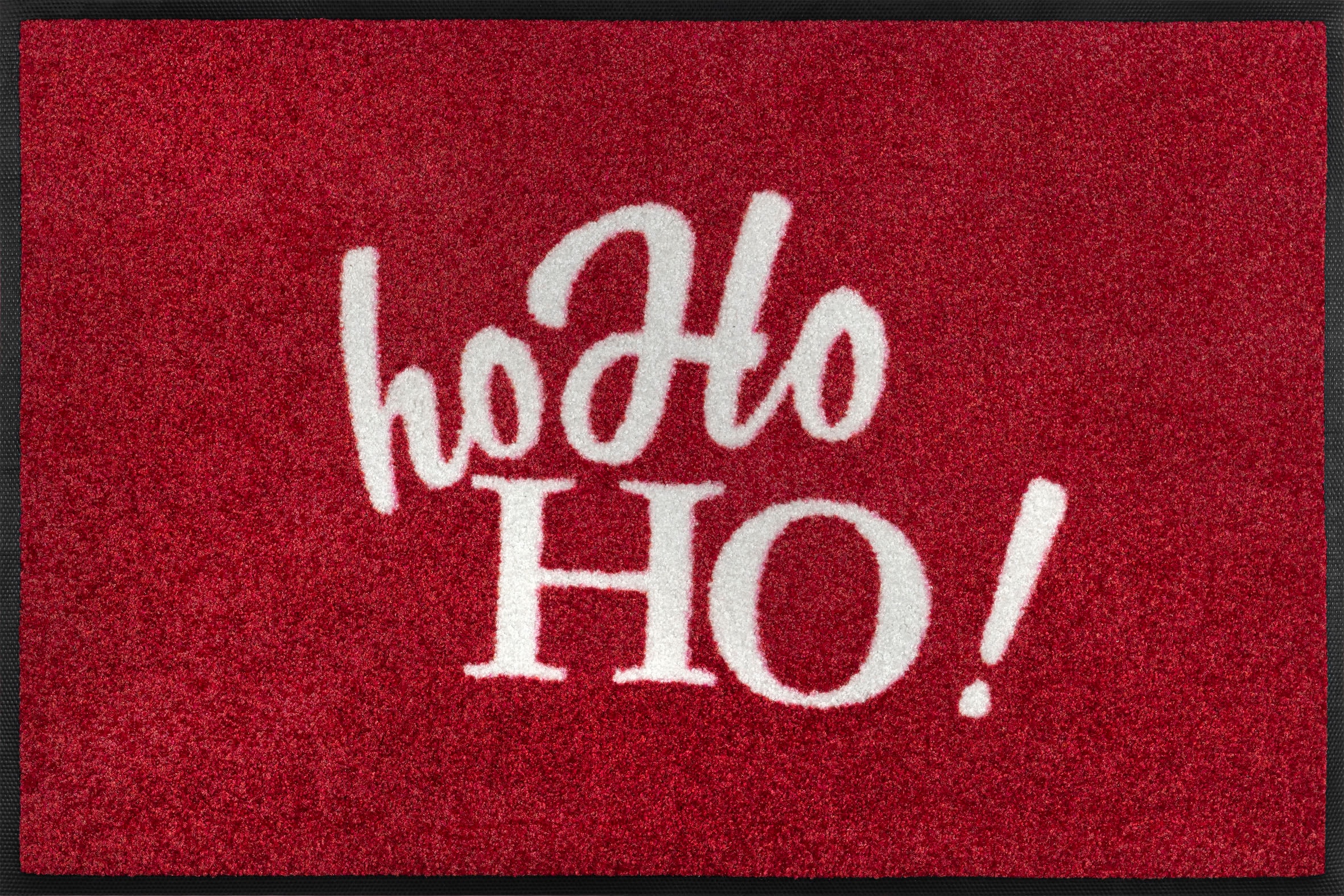 wash+dry by Kleen-Tex Fußmatte »ho Ho HO!«, rechteckig, Schmutzfangmatte,  mit Spruch, rutschhemmend, waschbar auf Rechnung | BAUR