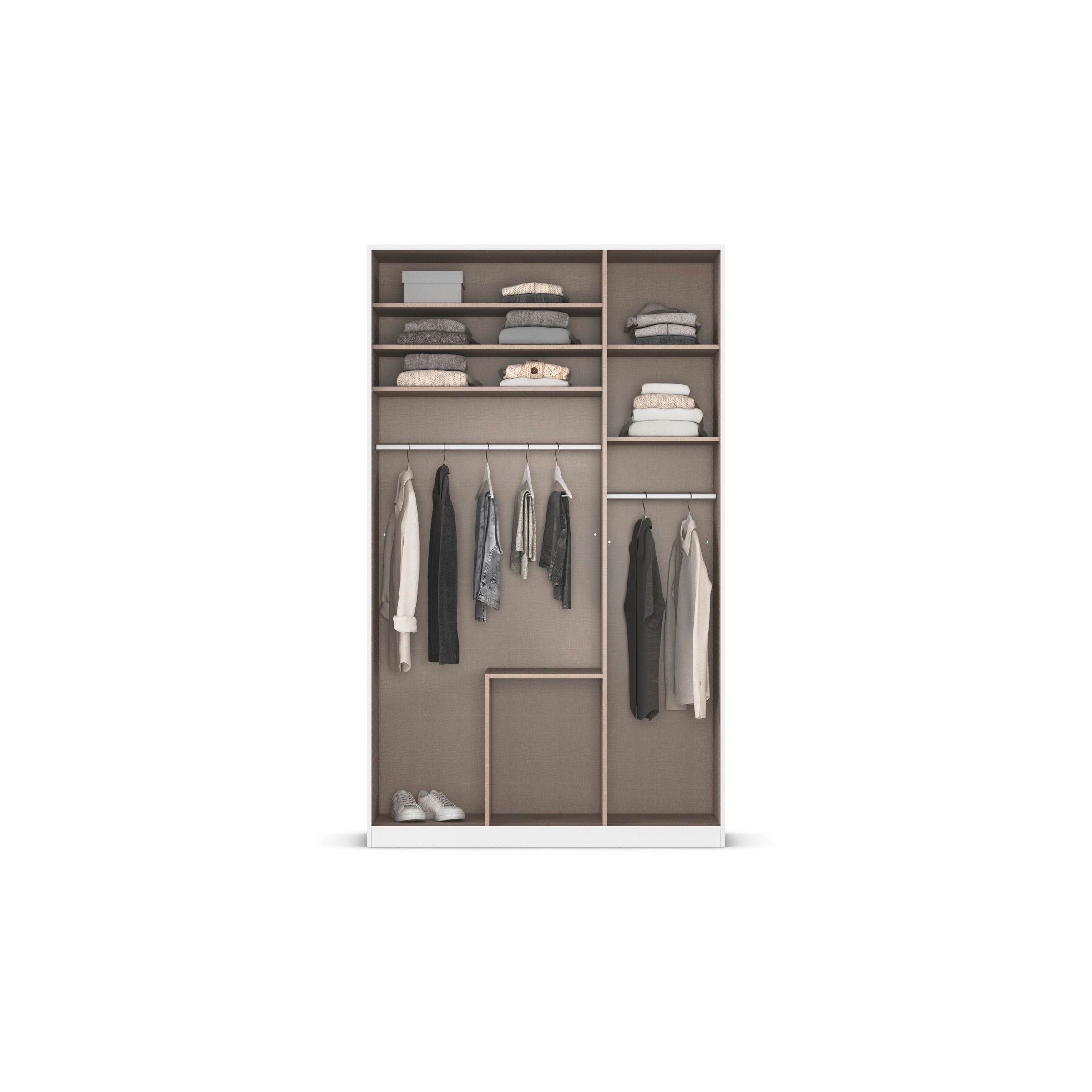 OTTO home Drehtürenschrank "Kleiderschrank Schrank Garderobe AGORDO mit Dek günstig online kaufen