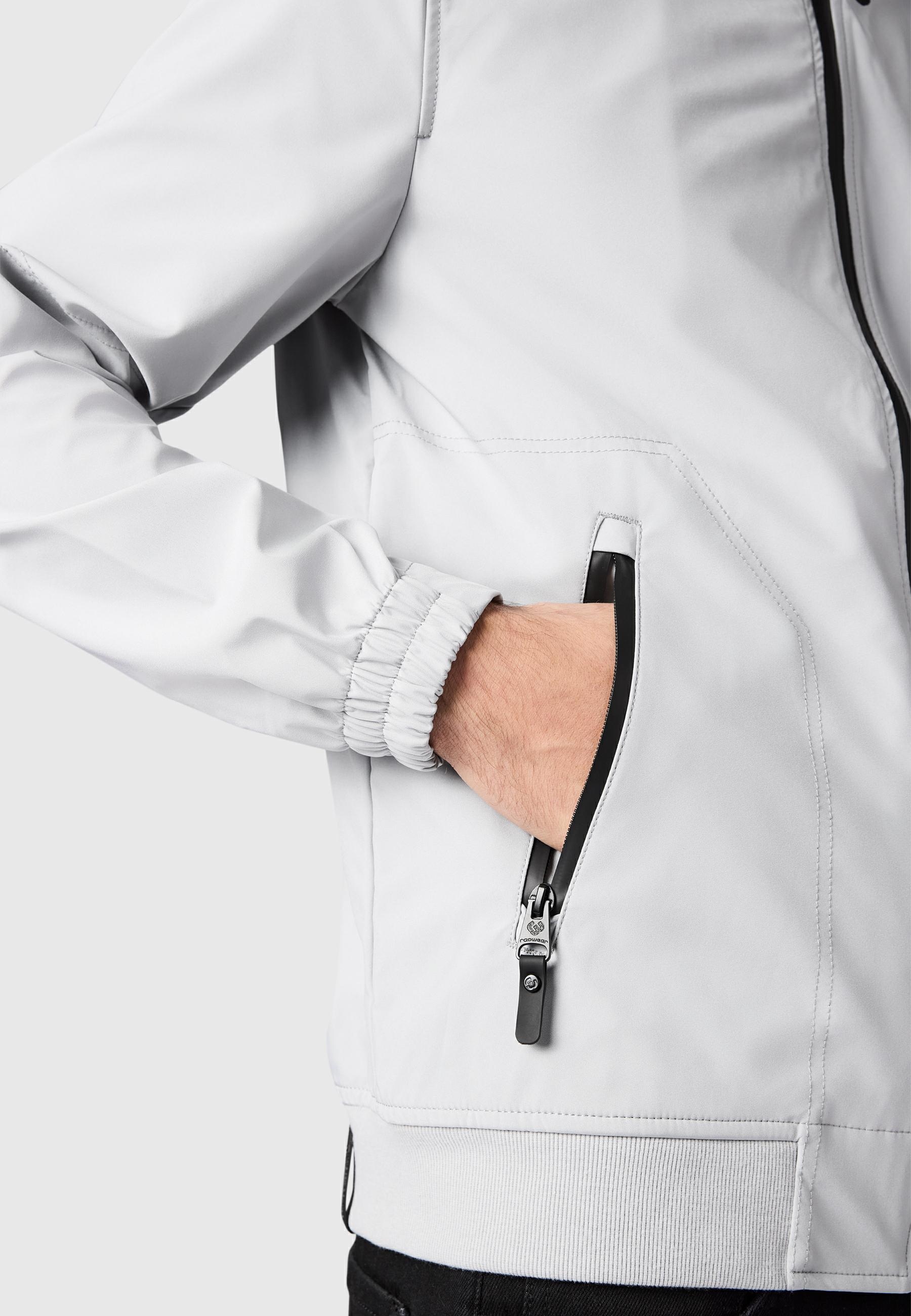 Ragwear Outdoorjacke »Collwie« ohne Kapuze wasserdichte Herren Übergangsjacke mit hohem Kragen