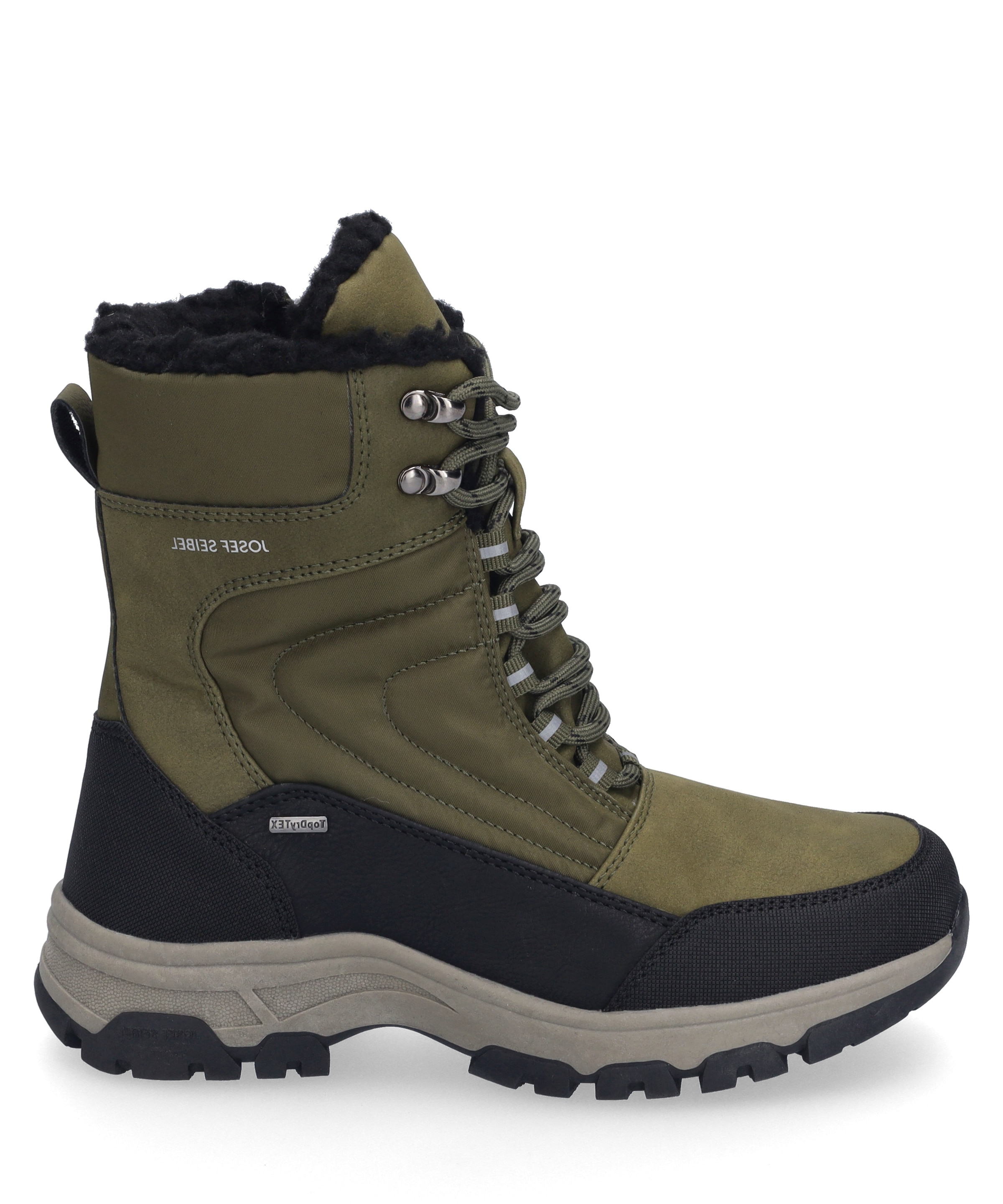 Josef Seibel Stiefel »Davos 52, schwarz-oliv«