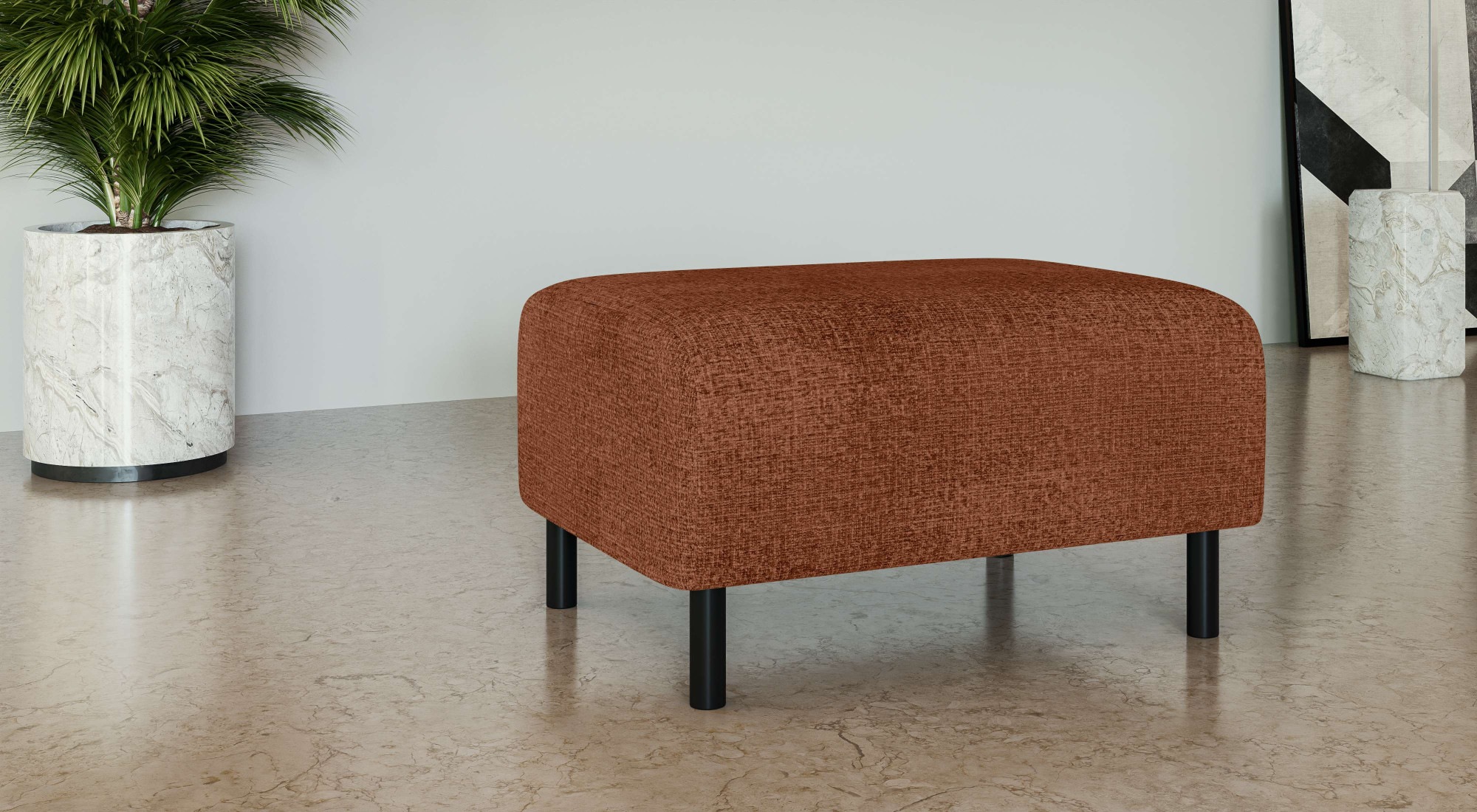 Home affaire Polsterhocker "Glandine"