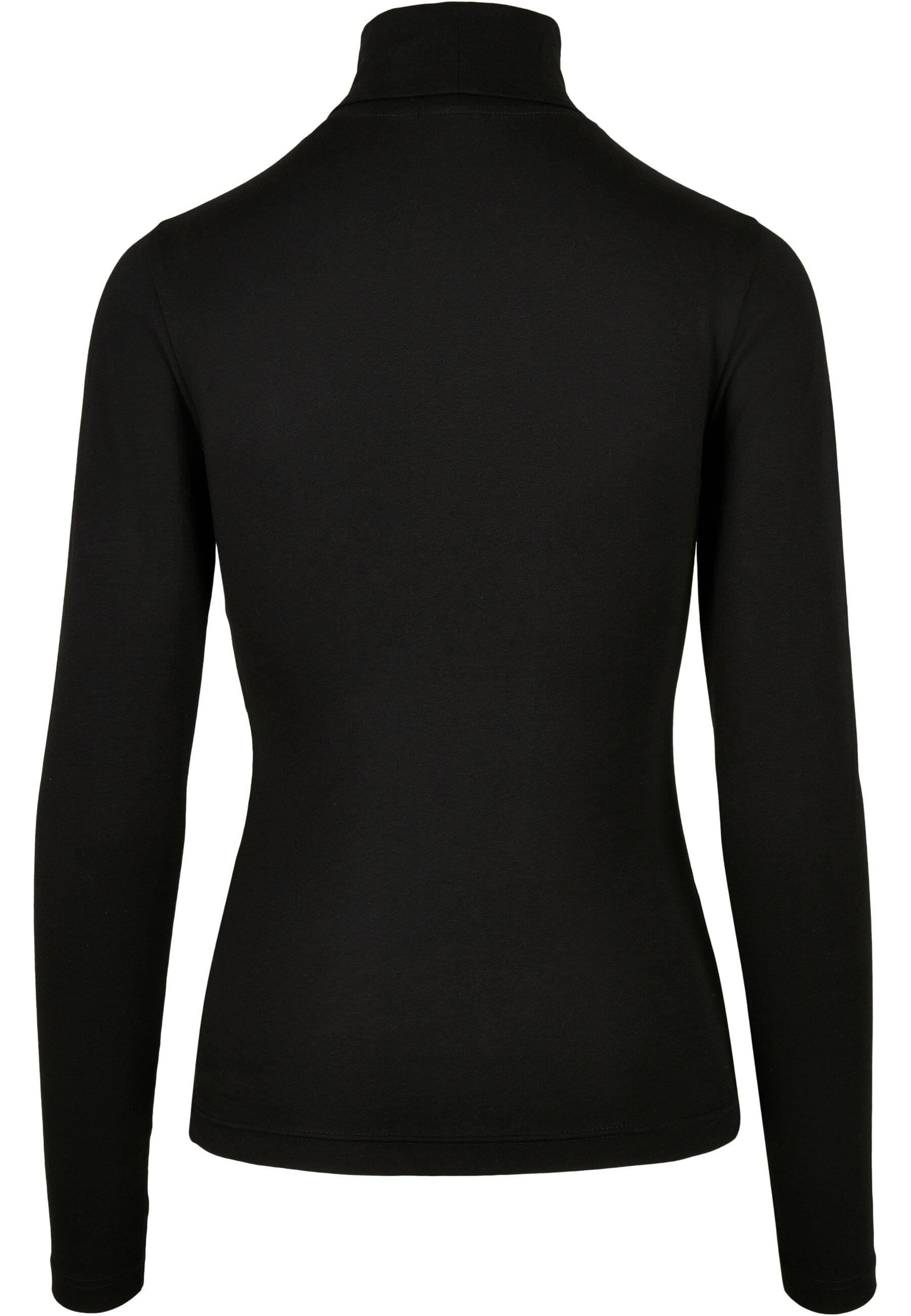 URBAN CLASSICS Longsleeve »Urban Classics Damen Ladies Basic Turtleneck L/S«, (1 tlg.)