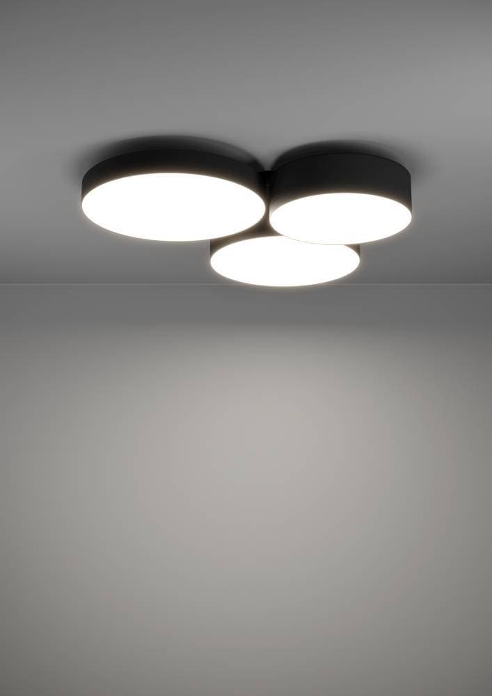 EGLO Deckenleuchte »BARBANO-Z«, 3 flammig, Leuchtmittel LED-Modul | LED fest integriert, ZigBee, App und Sprachsteuerung Alexa, RGB, dimmbar, Deckenlampe