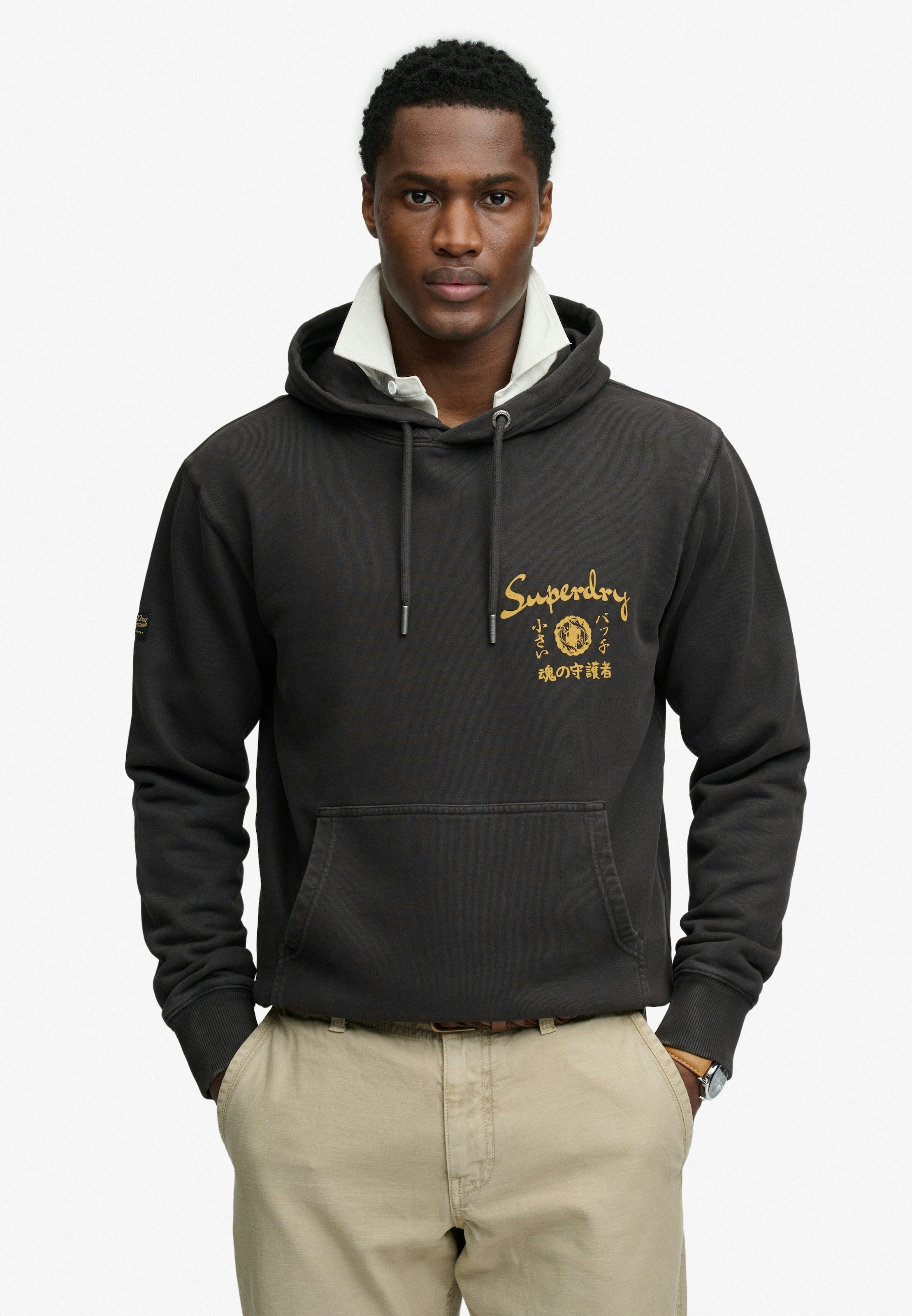 Superdry Kapuzensweatshirt »TOKYO NARRATIVE LOOSE HOOD«, mit coolem Tattoo-Print
